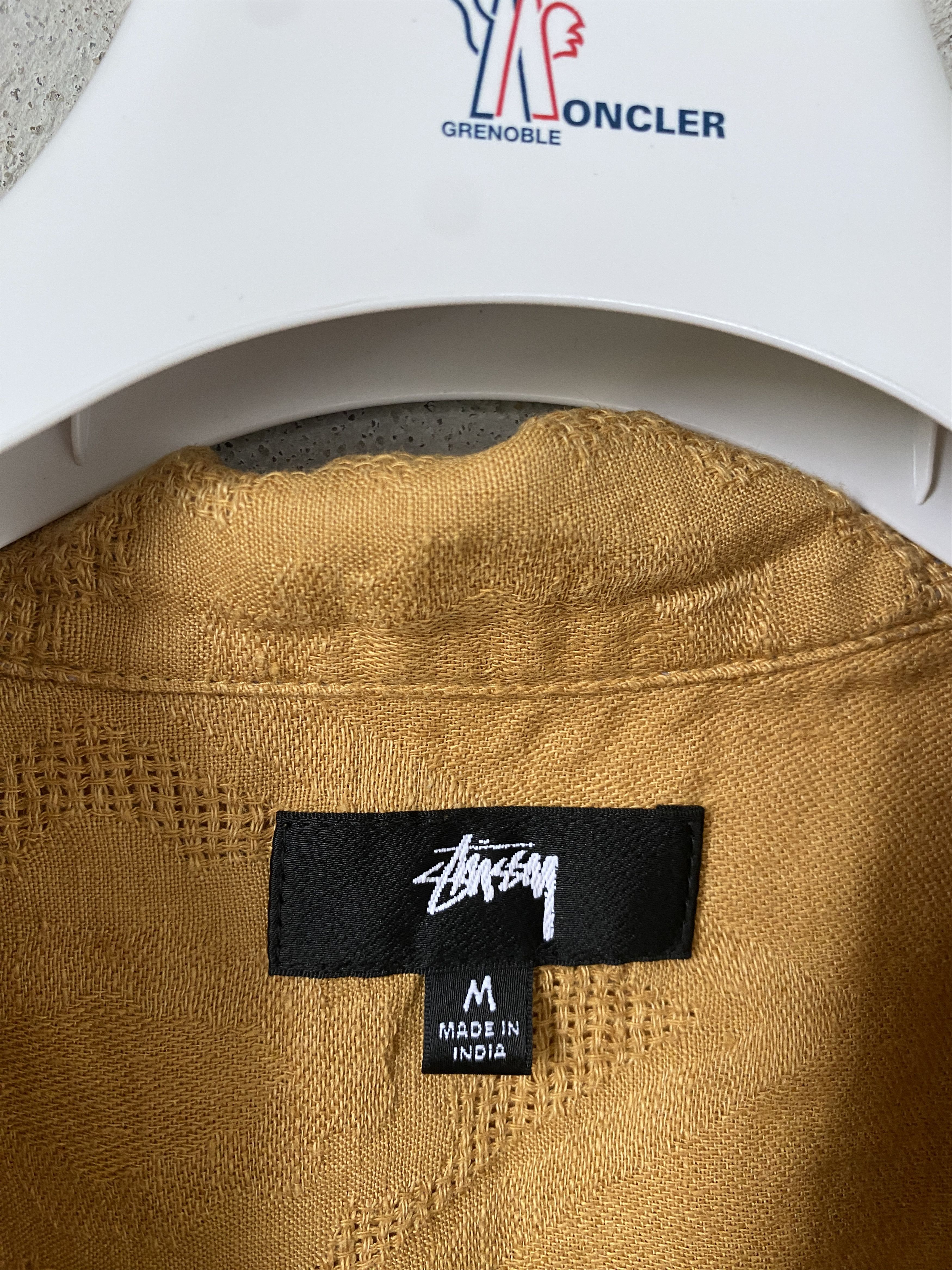Stussy Stussy Diamon Jacquard Linen short sleeve shirt Size US M / EU 48-50 / 2 - 3 Thumbnail