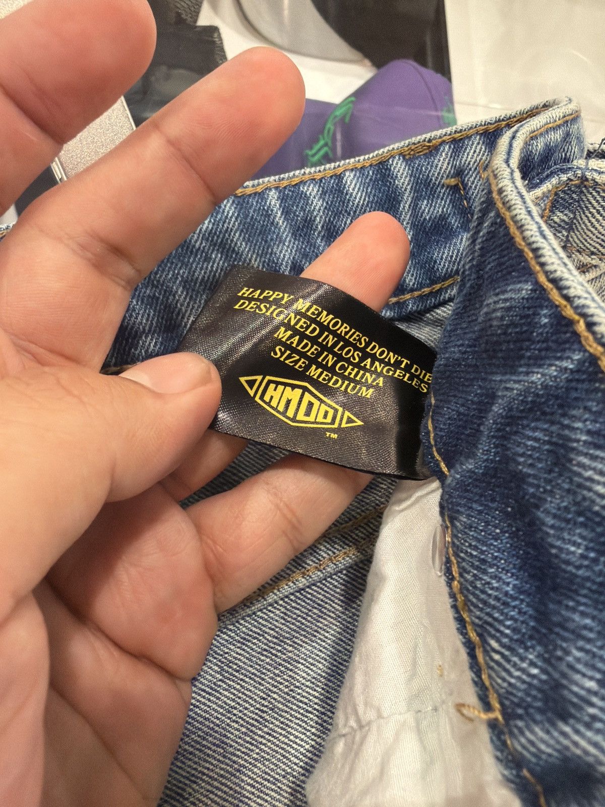HMDD HMDD Crystal Light Wash Jorts Size US 34 / EU 50 - 6 Thumbnail