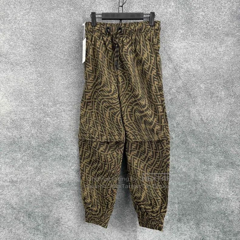 Fendi Fendi All-over print casual pants Size 42" / US 20 - 1 Thumbnail