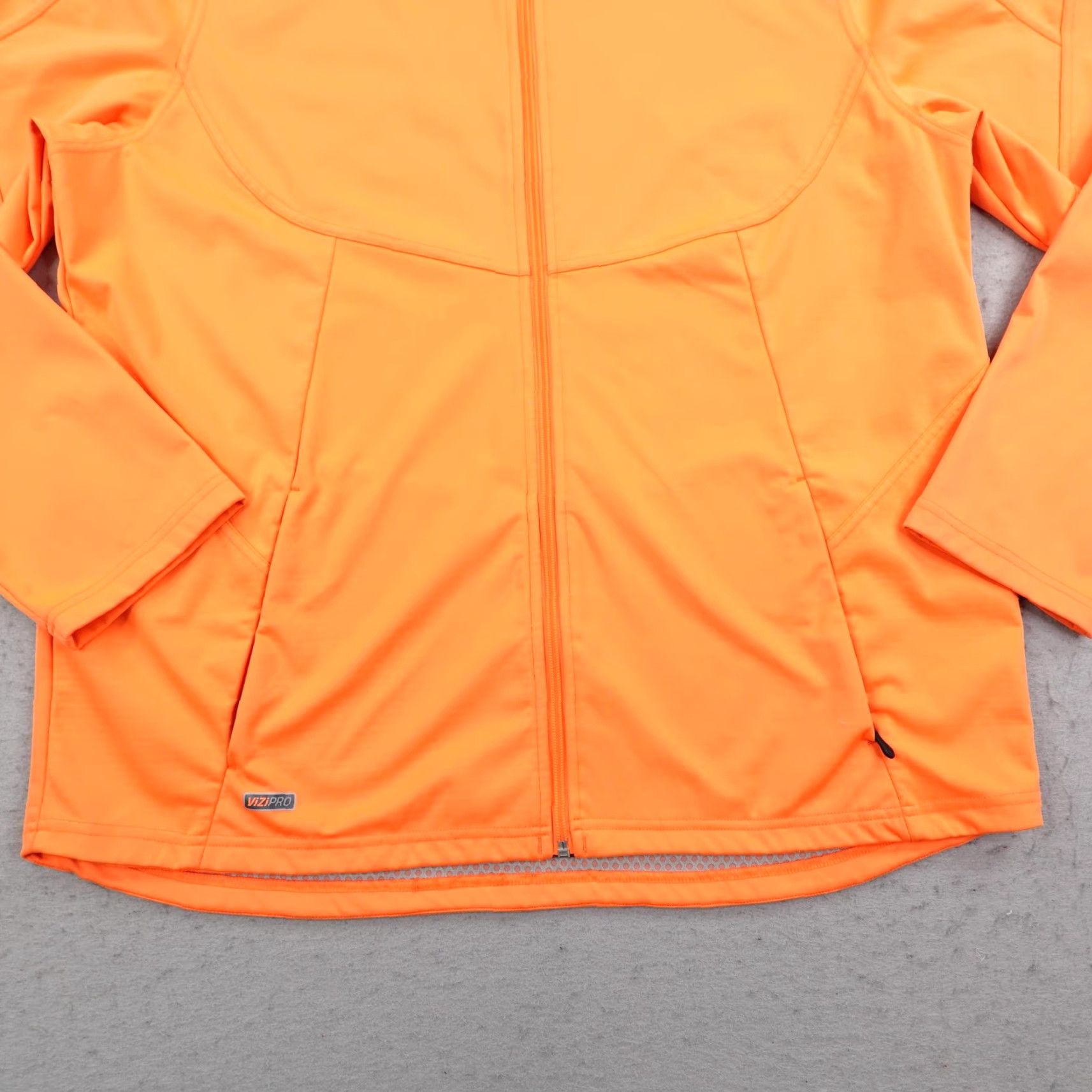 Saucony Saucony Jacket Mens XL Orange ViZiPRO Softshell Running Windbreaker Zip Up Coat Size US XL / EU 56 / 4 - 4 Thumbnail