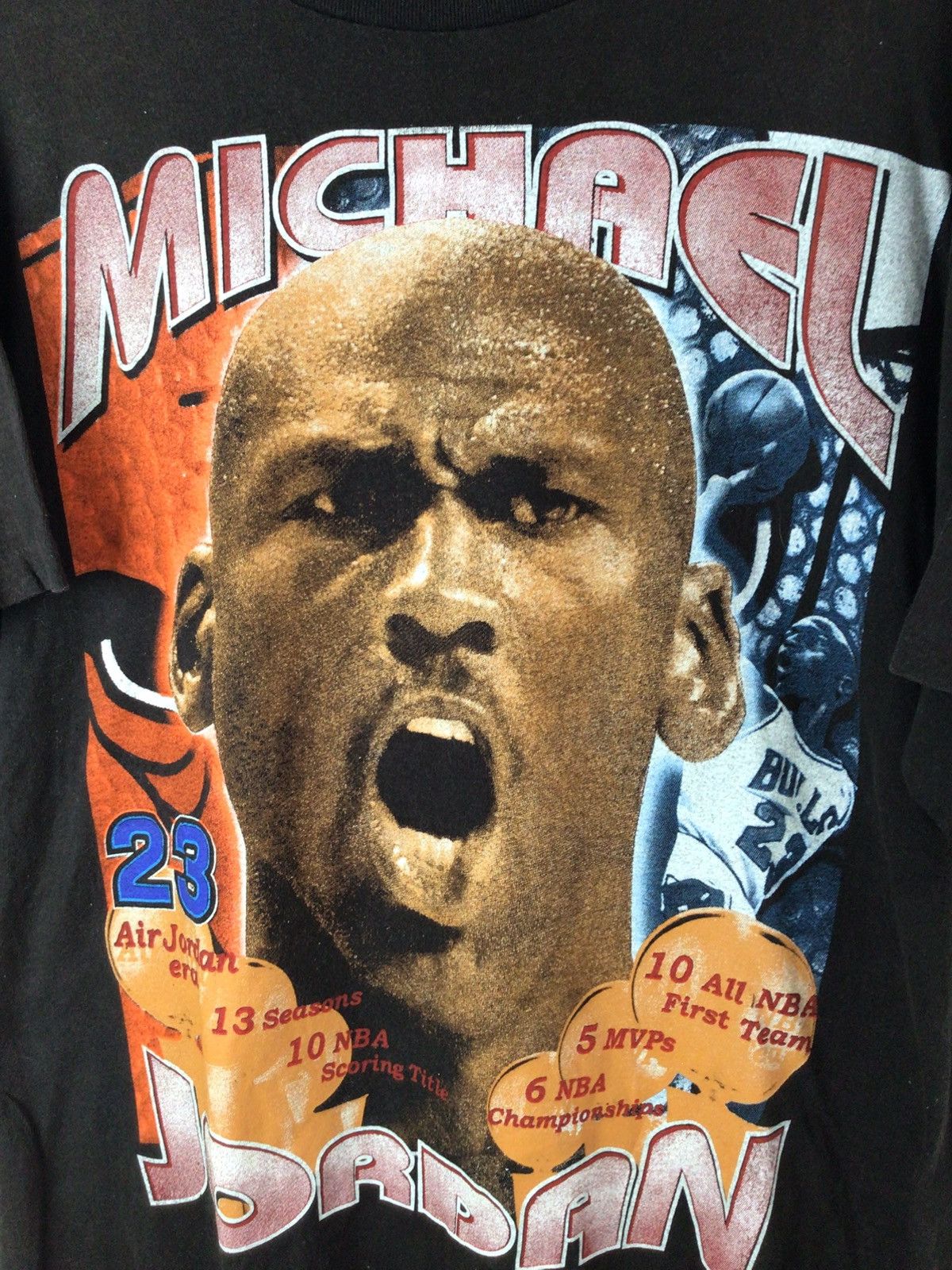 Rap Tees Chicago bulls jordan rap tee reprint Size US XL / EU 56 / 4 - 5 Thumbnail