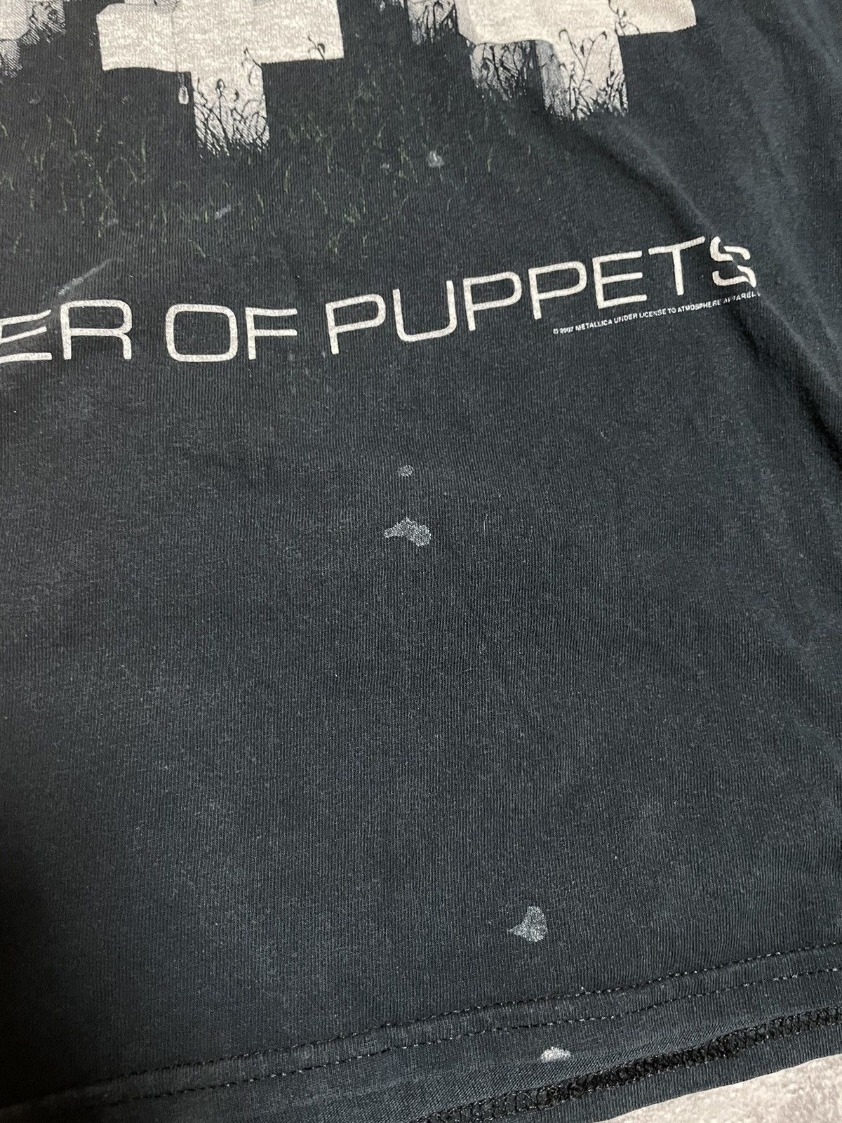 Band Tees Metallica Master of Puppets Y2K Band Tee M 2007 Size US M / EU 48-50 / 2 - 4 Thumbnail