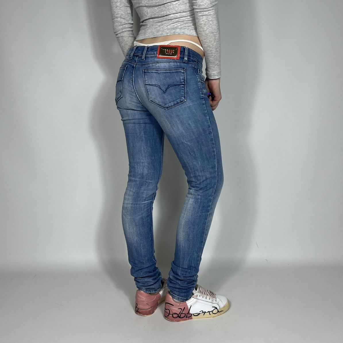 Versus Versace Vintage Y2K Versace Versus Luxury Casual Jeans 90s Style Size 28" / US 6 / IT 42 - 3 Thumbnail