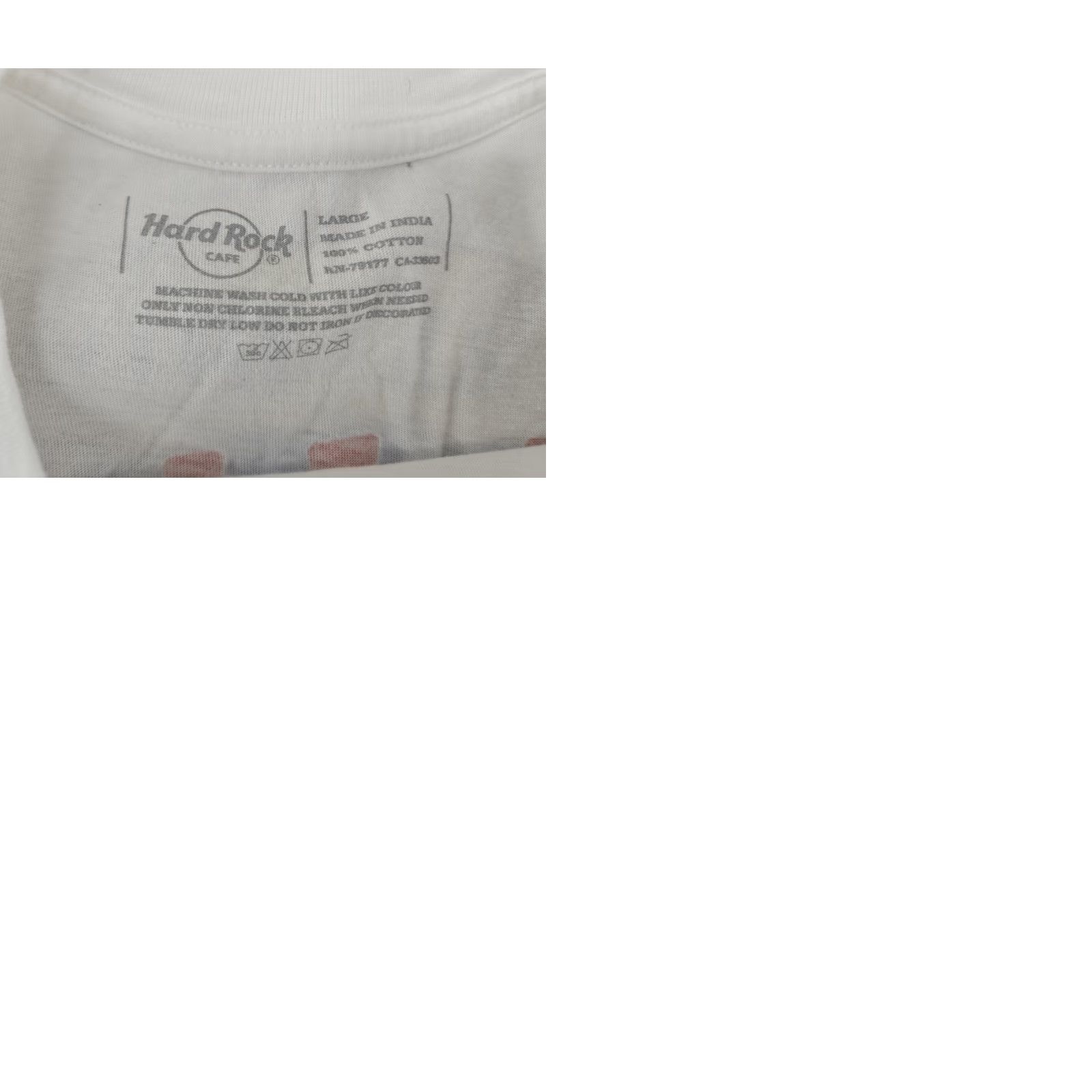 Hard Rock Cafe Hard Rock Cafe White Shirt Adult Large T-Shirt Men Guitar Orlando FL Logo Graphic Print 2010-2019 Shir t? Size US L / EU 52-54 / 3 - 9 Thumbnail