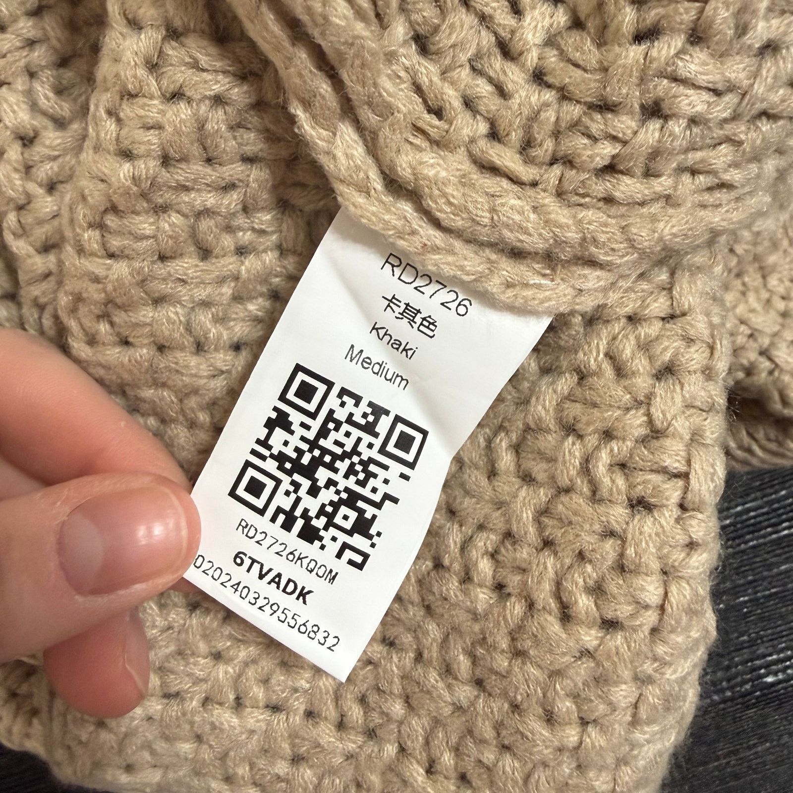 Other Chunky Knit Open-Front Cardigan | Sz M Size M / US 6-8 / IT 42-44 - 5 Thumbnail