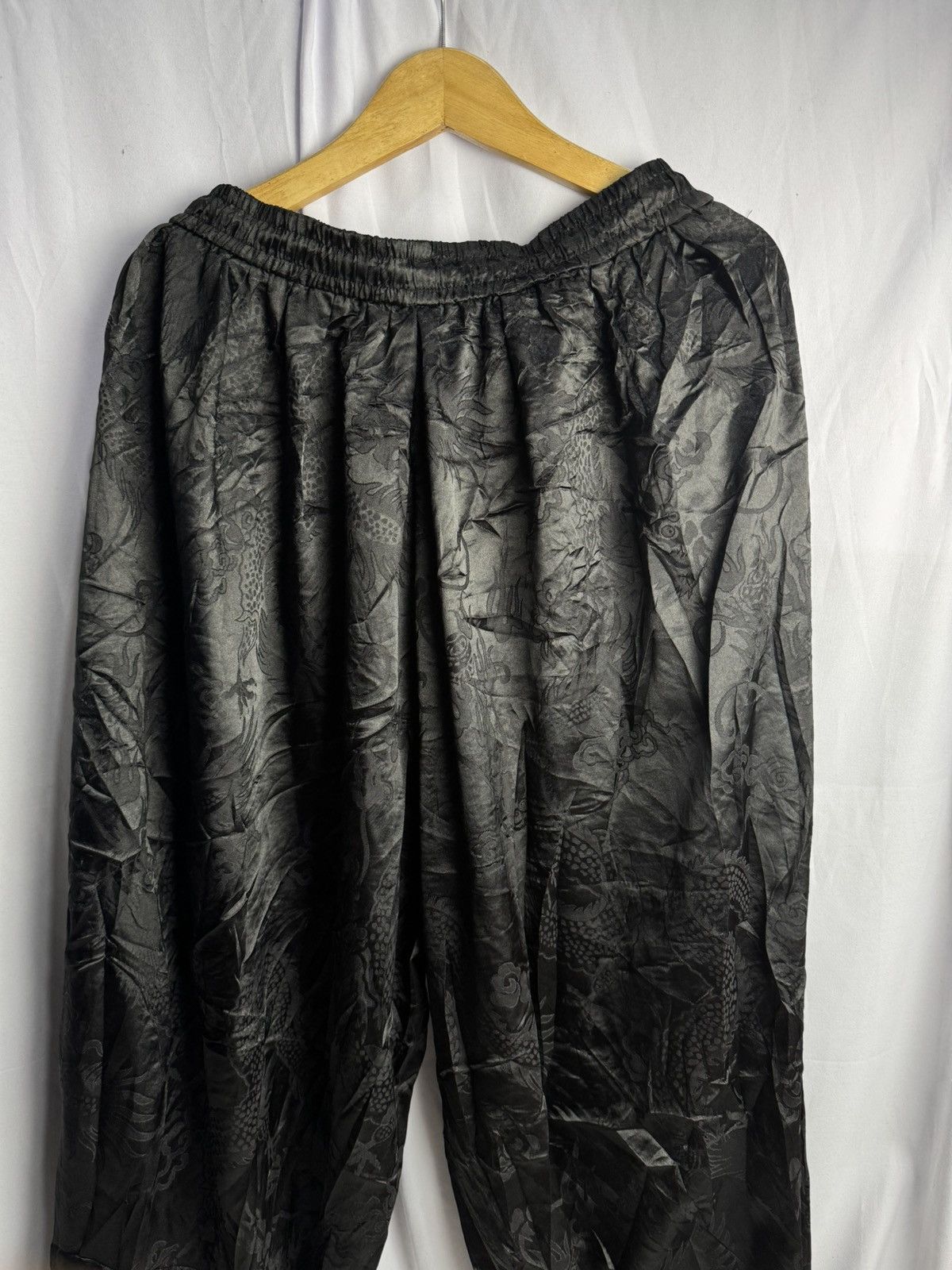 Karakuri Tamashii Balloon Pants Dragon Black Japanese Yohji Yamamoto Styled Size US 32 / EU 48 - 6 Thumbnail