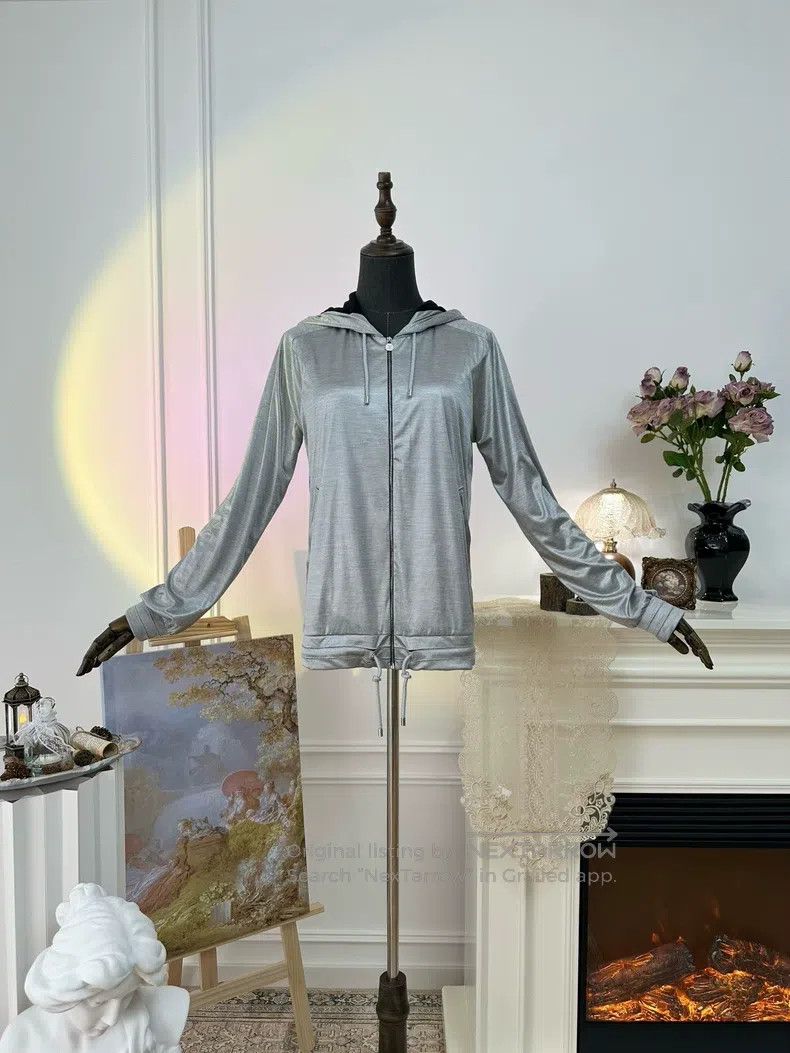 Chanel Chanel Thin silver jacket Size XS / US 0-2 / IT 36-38 - 2 Thumbnail