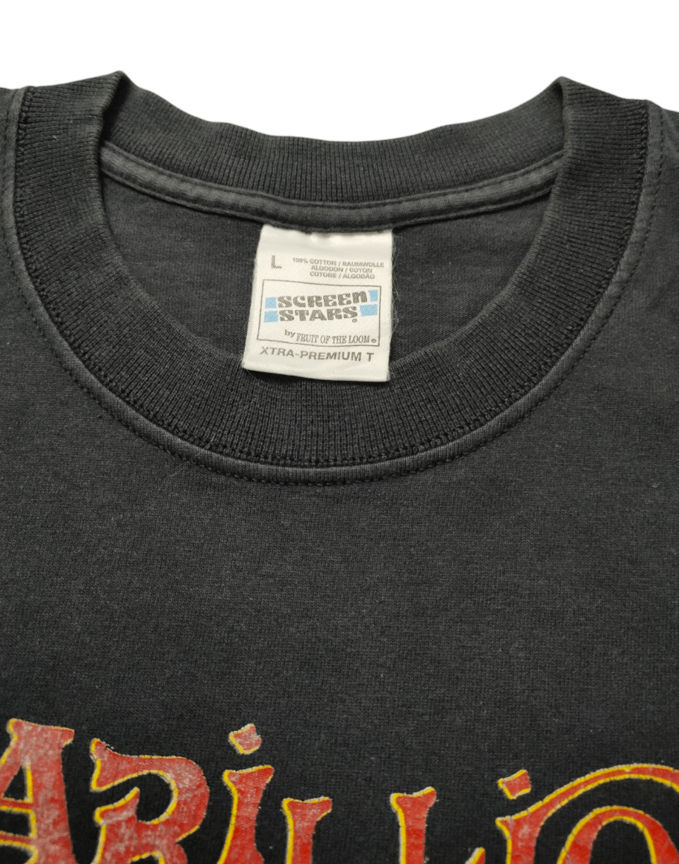 Band Tees × Vintage Vintage 90s MARILLION SCRIPT FOR AJESTER'S TEAR Rock T-Shirt Size US L / EU 52-54 / 3 - 7 Thumbnail