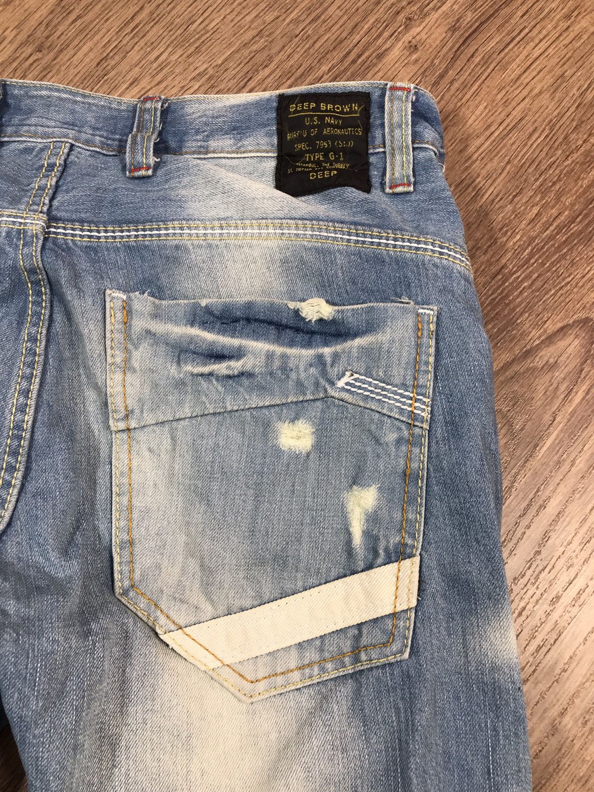 Japanese Brand × Vintage Vintage Distressed Denim Pants Jeans Size US 33 - 18 Thumbnail
