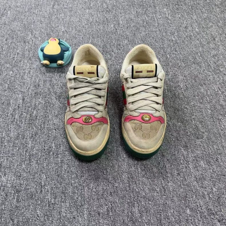 Gucci Gucci Dirty Sneakers in Wood Color-2505 Size US 7.5 / IT 37.5 - 2 Thumbnail