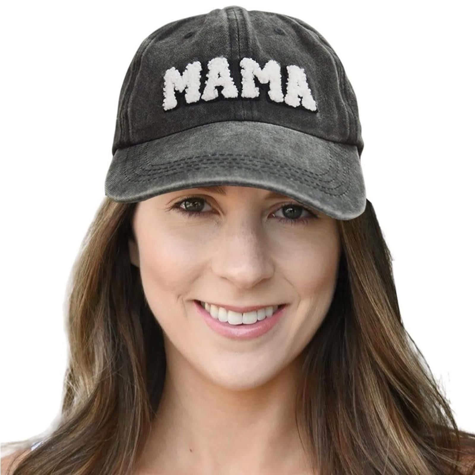 Designer Stylish Black Mama Cap for Women Size ONE SIZE - 3 Thumbnail