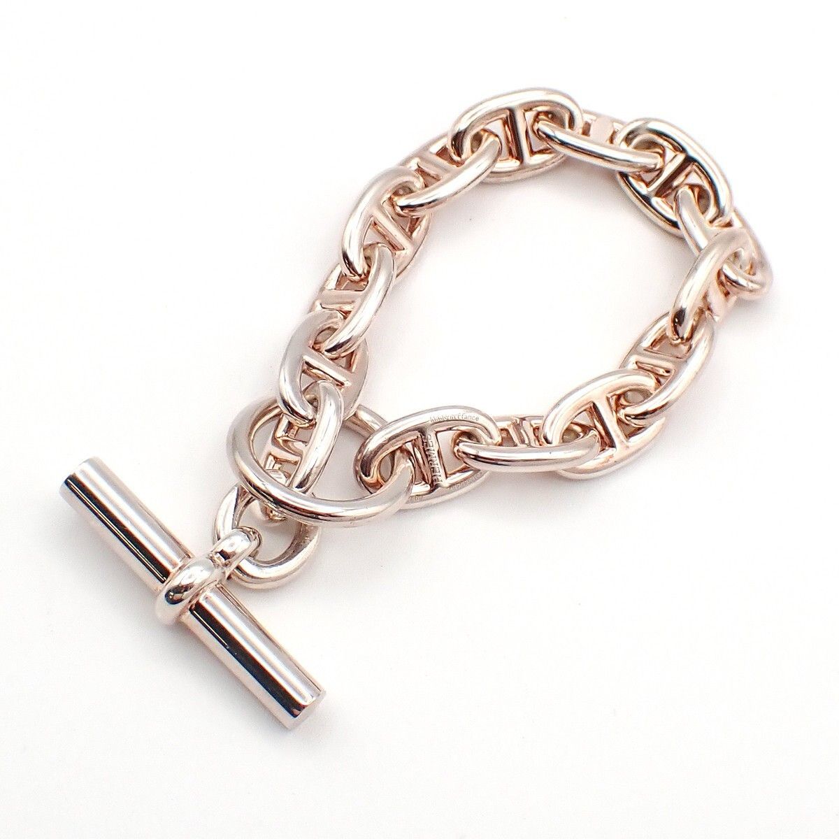Hermes Hermes Chaine d'Ancre Bracelet 18K Rose Gold Size ONE SIZE - 1 Thumbnail