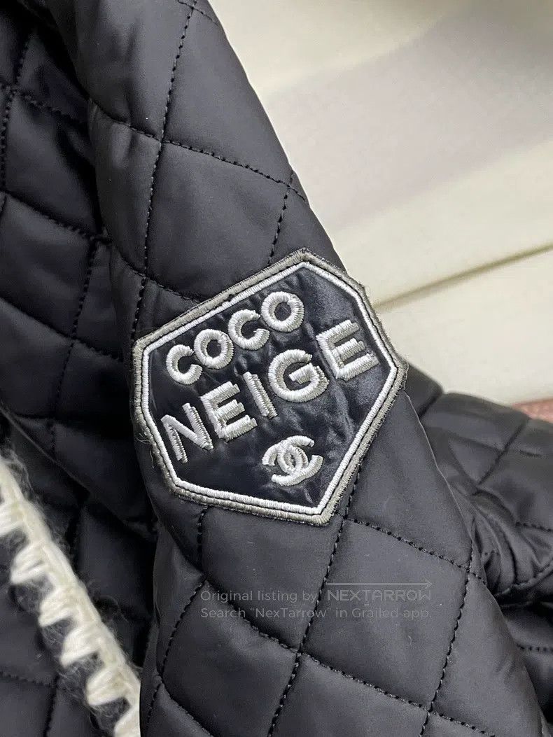 Chanel Chanel Ski series black diamond plaid cotton letter double Size XS / US 0-2 / IT 36-38 - 3 Thumbnail
