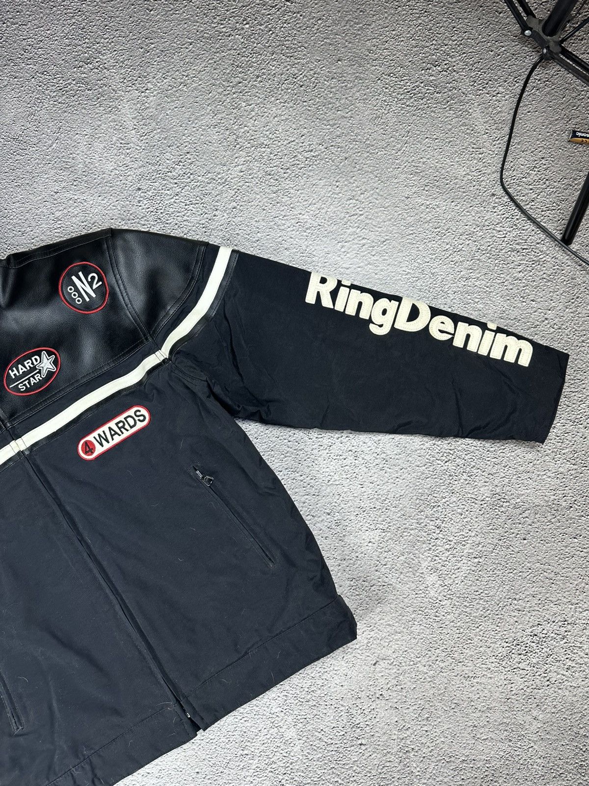 Other Vintage Racing Jacket Wards RingDenim Stop’n Feel Free Motor Size US L / EU 52-54 / 3 - 5 Thumbnail