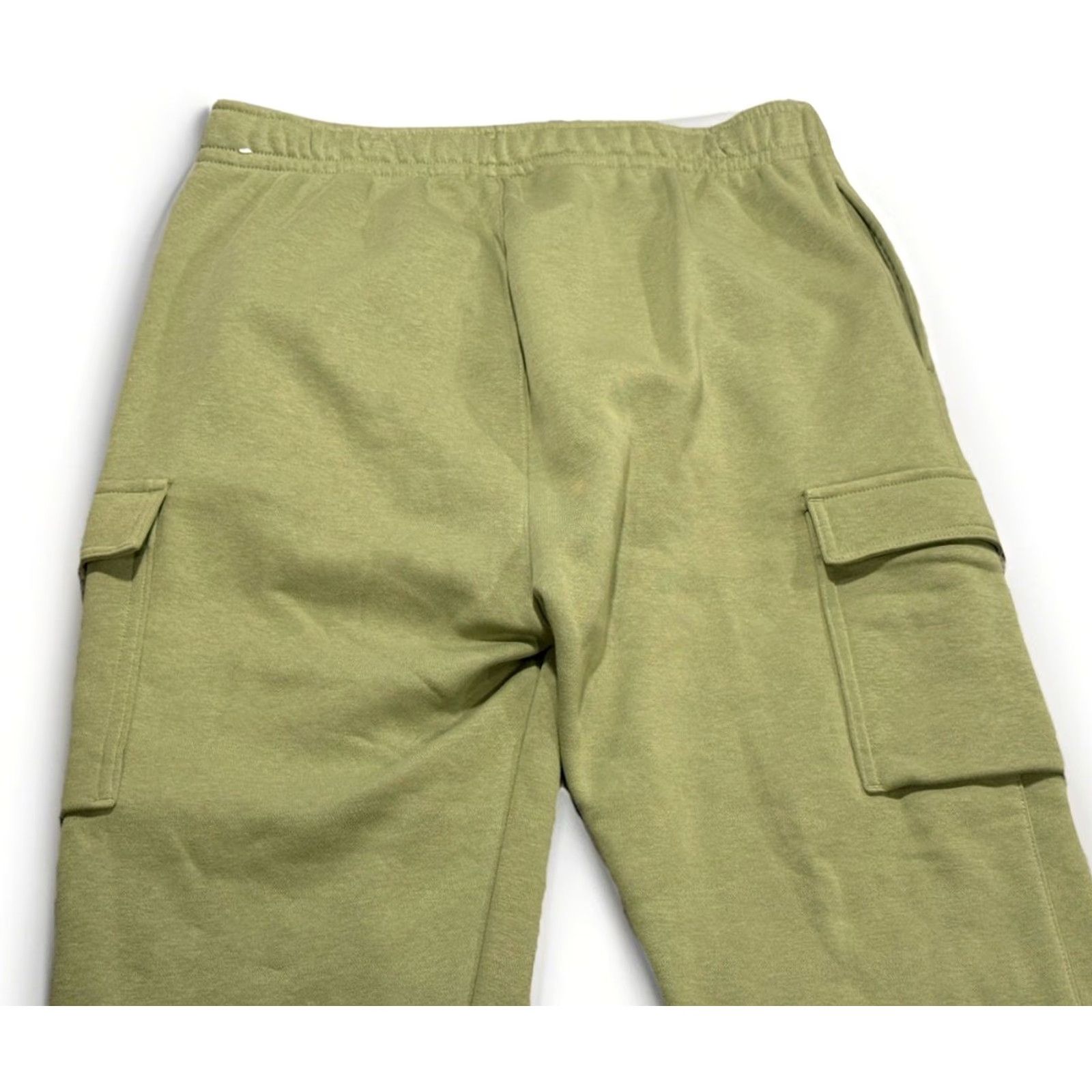 Nike Nike Cargo Fleece Pants Sweatpants Logo M Men Green 26.5in Inseam Cotton Fleece Regular Cargo Pants Size US 31 - 5 Thumbnail