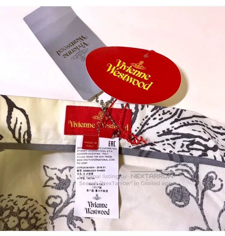 Vivienne Westwood Vivienne Westwood Exquisite irregular print half skirt Size 27" / US 4 / IT 40 - 6 Thumbnail