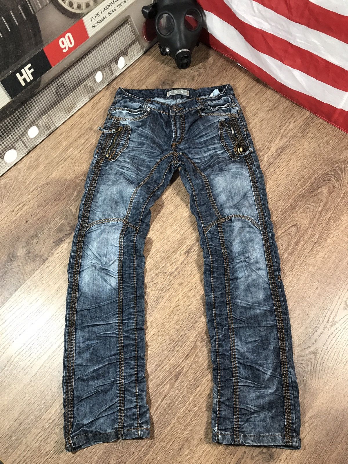 Japanese Brand × Vintage K&M Vintage Japanese Denim Pants Jeans Size US 31 - 1 Thumbnail