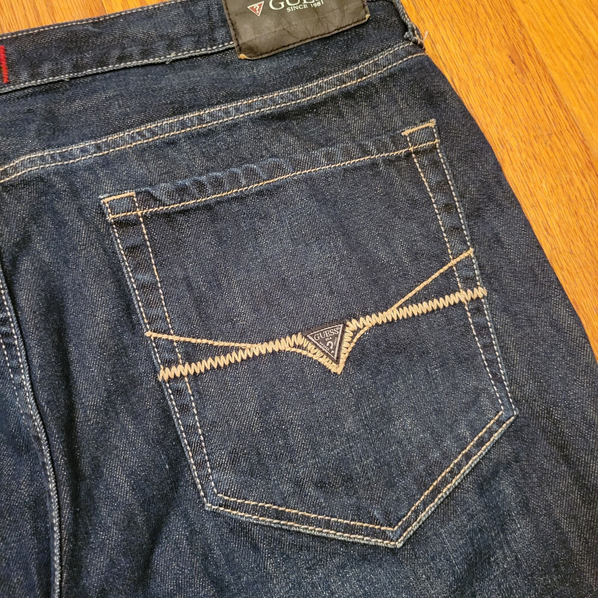 Guess Guess Ultra Slim McCrae Fit Jeans 38 Dark Denim 40x33 Size US 38 / EU 54 - 5 Thumbnail