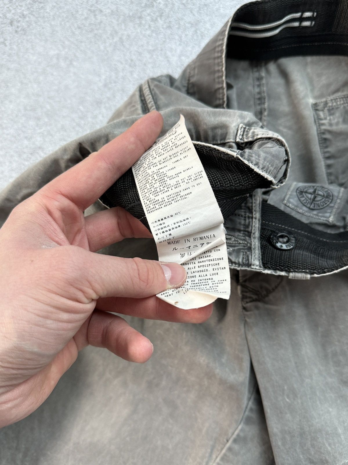 Stone Island Vintage Stone Island Chino Shorts Grey Garment Dyed Men’s Size US 33 - 12 Thumbnail