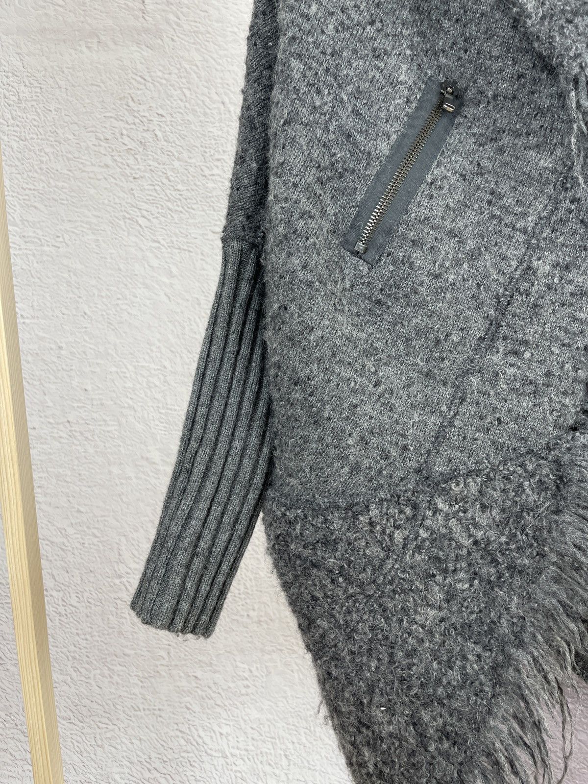 Transit × Transit Uomo Transit Par-Such 100 grey wool alpaca cape coat poncho sz 2 Size M / US 6-8 / IT 42-44 - 6 Thumbnail