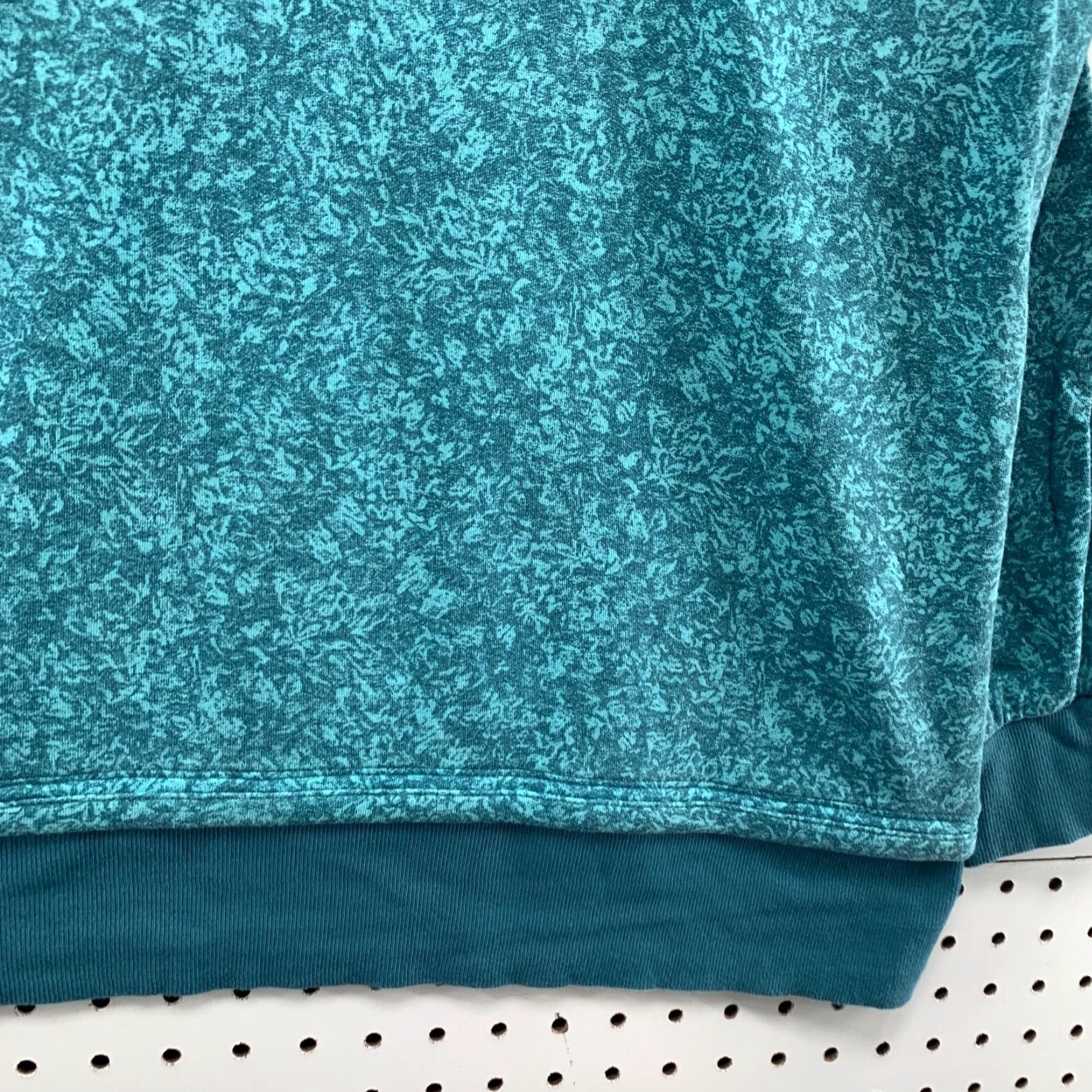 Athleta Athleta Hoodie Sweatshirt Womens Large Green Floral V Neck Pullover 24.5x29 Size L / US 10 / IT 46 - 6 Thumbnail