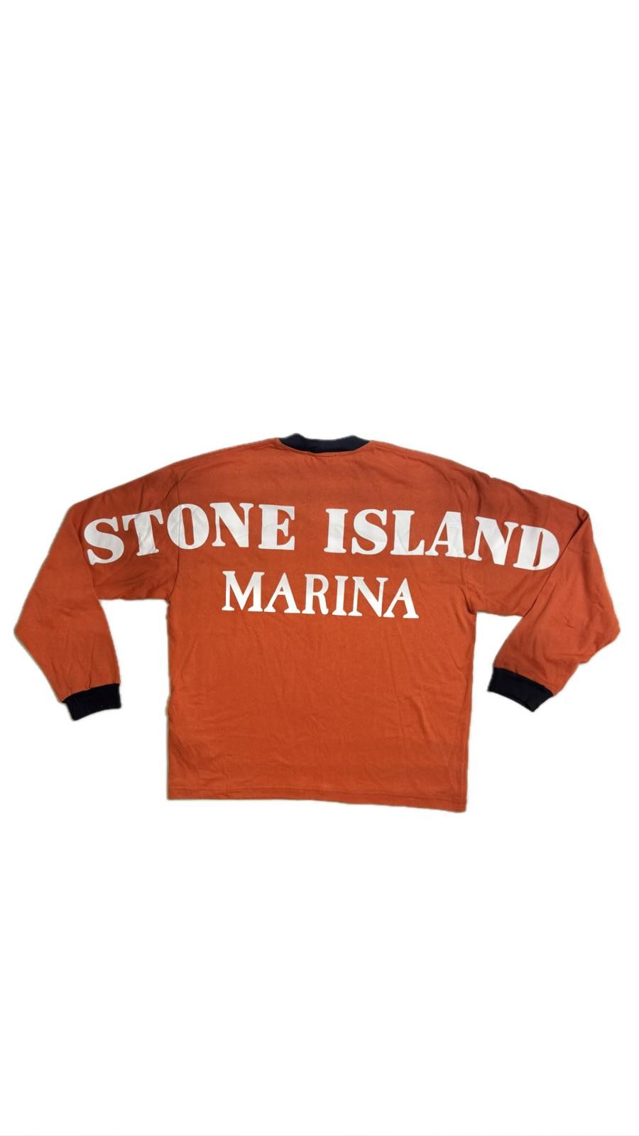 Stone Island Stone island Back logo marina red long sleeve t-shirt Size US M / EU 48-50 / 2 - 1 Thumbnail