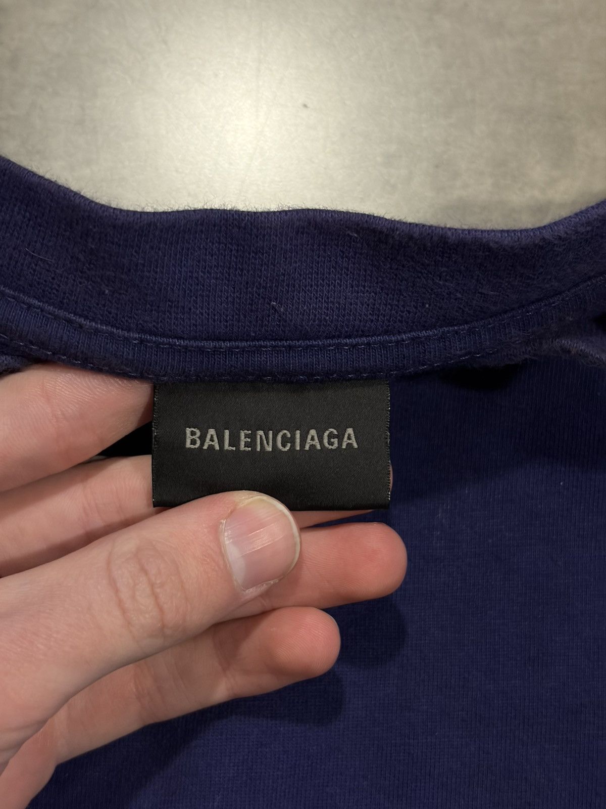 Balenciaga balenciaga campaign embroidered logo tshirt Size US M / EU 48-50 / 2 - 4 Thumbnail