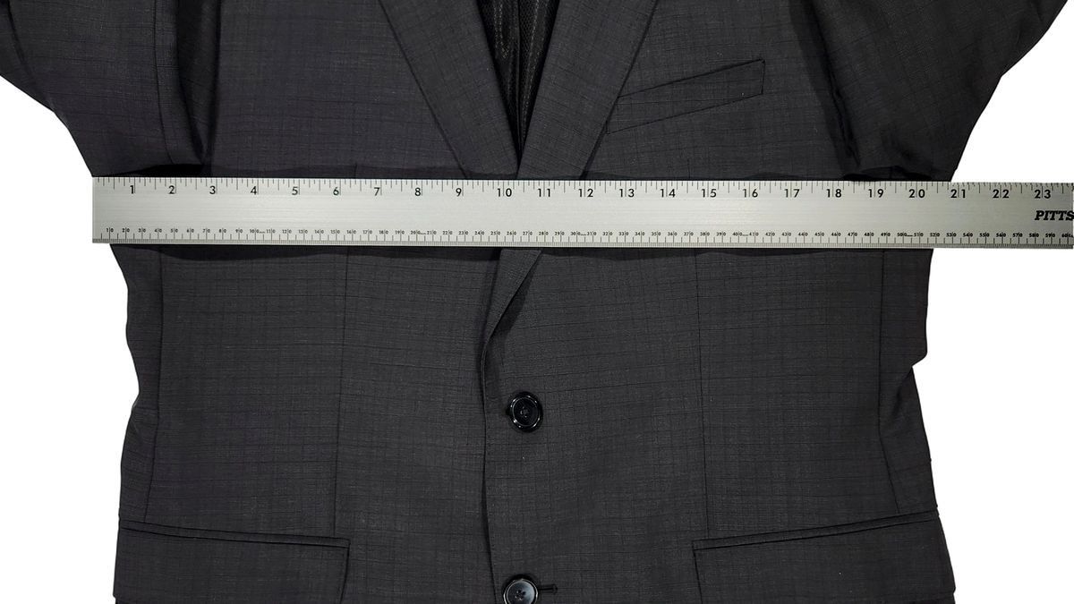 Hugo HUGO Boss Virgin Wool Blazer Two Button Micro-Check Sz 42R Size 42R - 5 Thumbnail