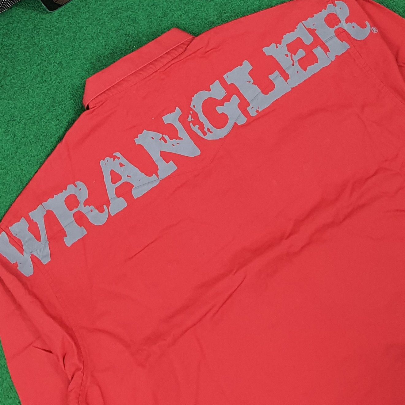 Wrangler Vintage Wrangler Spell Out Button Up Shirt C276N61 Size US XXL / EU 58 / 5 - 2 Thumbnail