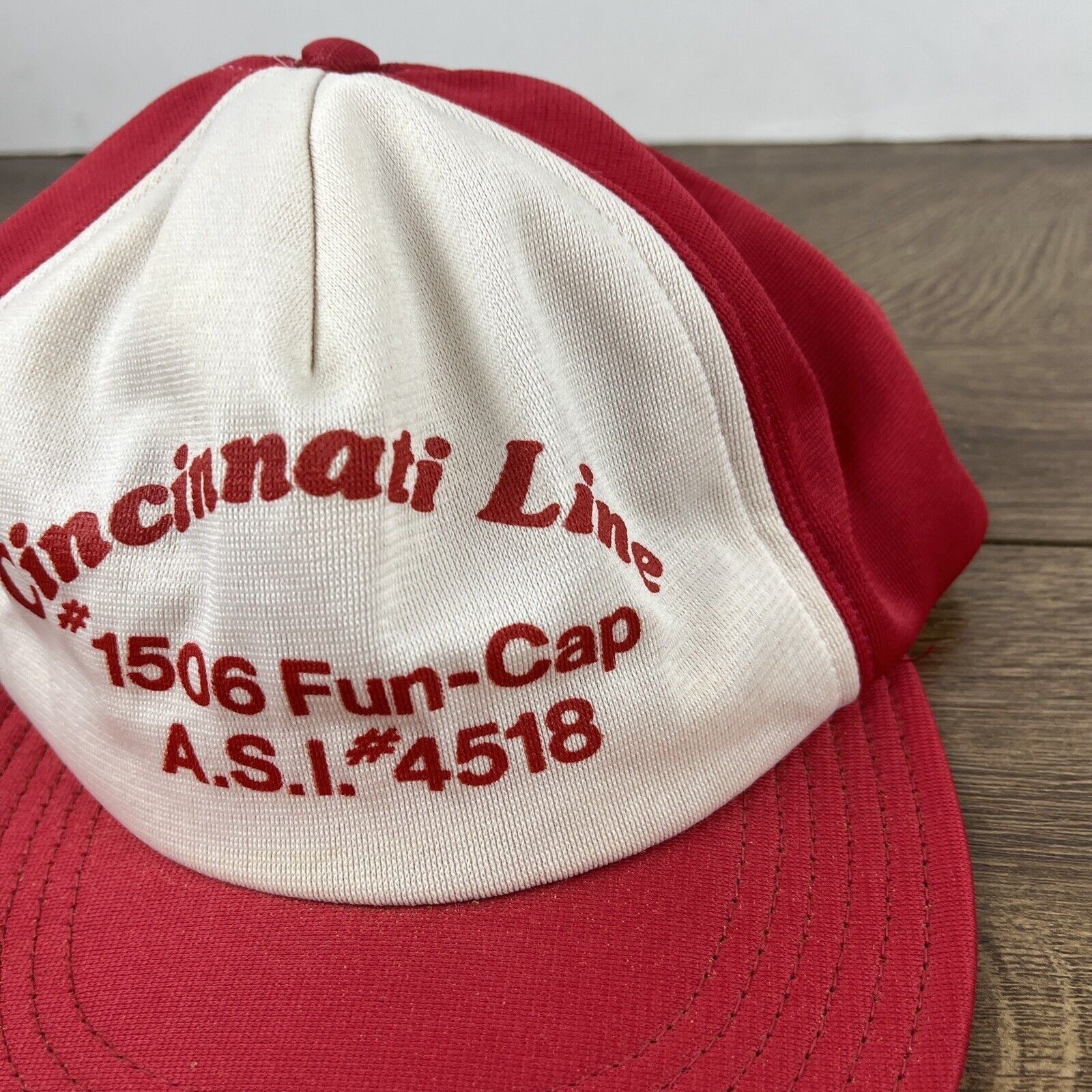 Other Cincinnati Line Hat Red Hat Adjustable Adult Size Hat Red Ca Size ONE SIZE - 6 Thumbnail