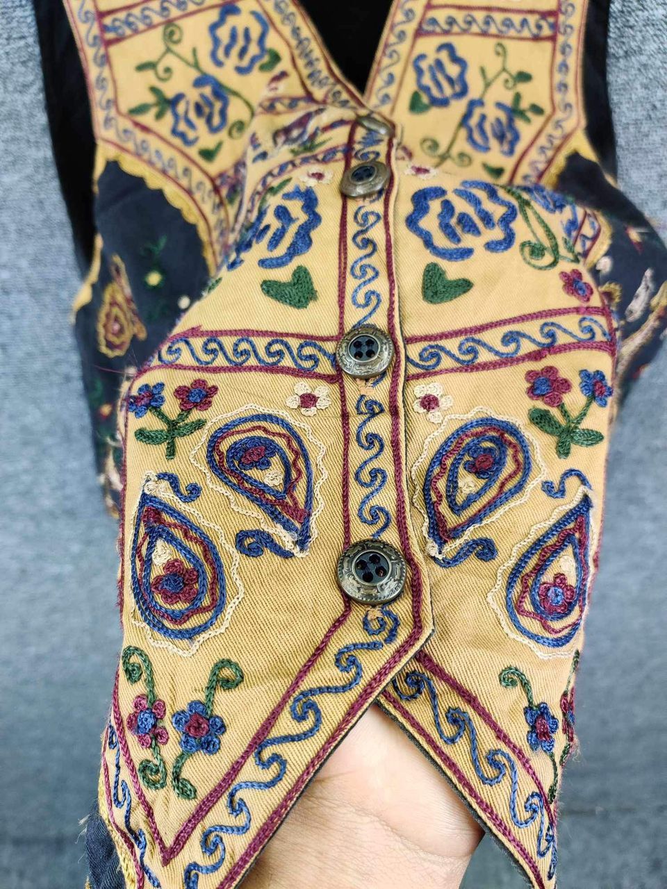 Japanese Brand Vintage Solutions Ethnic Button Ups Vest Nice Design Size US L / EU 52-54 / 3 - 7 Thumbnail