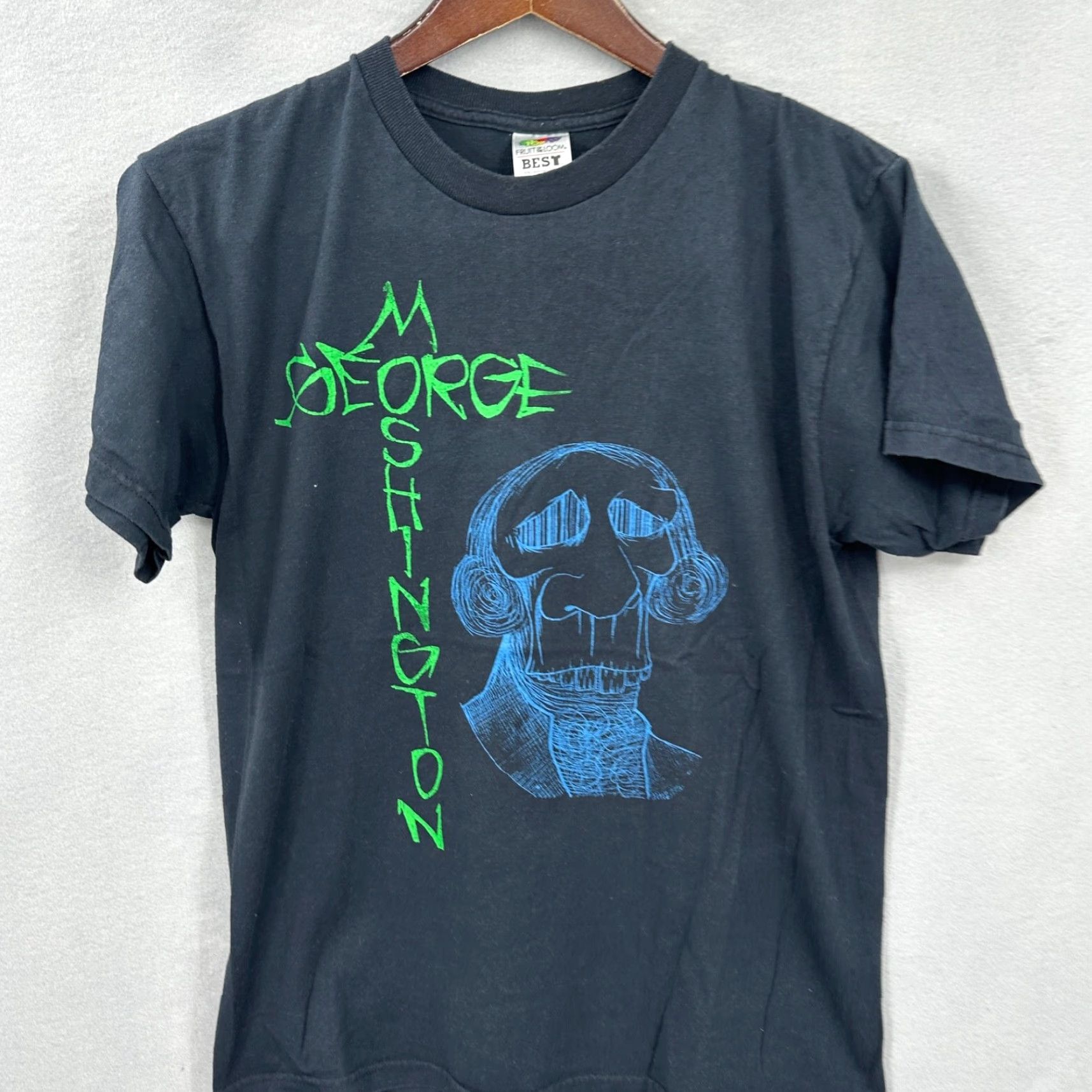 Fruit Of The Loom VINTAGE George Moshington Shirt Band Tee Mens Medium Punk Grunge 90s Phoenix Size US M / EU 48-50 / 2 - 2 Thumbnail