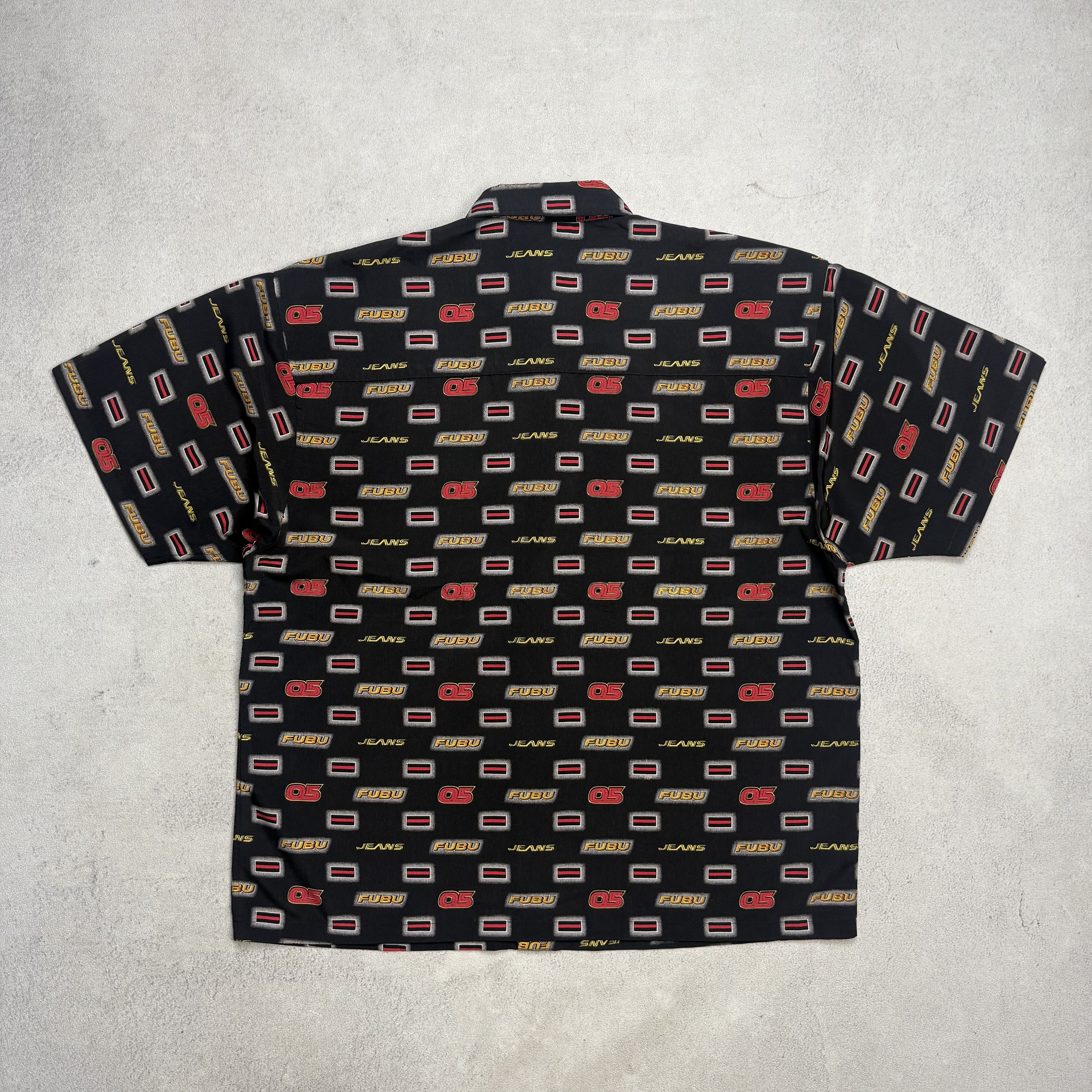 Fubu Fubu Y2K Spellout Overprint Shirt Size US XL / EU 56 / 4 - 2 Thumbnail