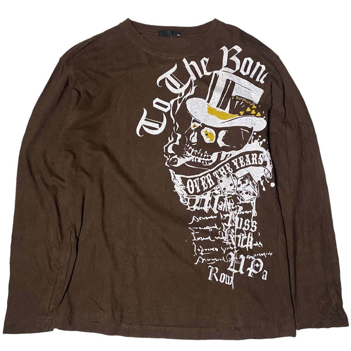 If Six Was Nine 2000's Nr Poem Tattoo Skull Joker Longsleeve Size US M / EU 48-50 / 2 - 1 Thumbnail