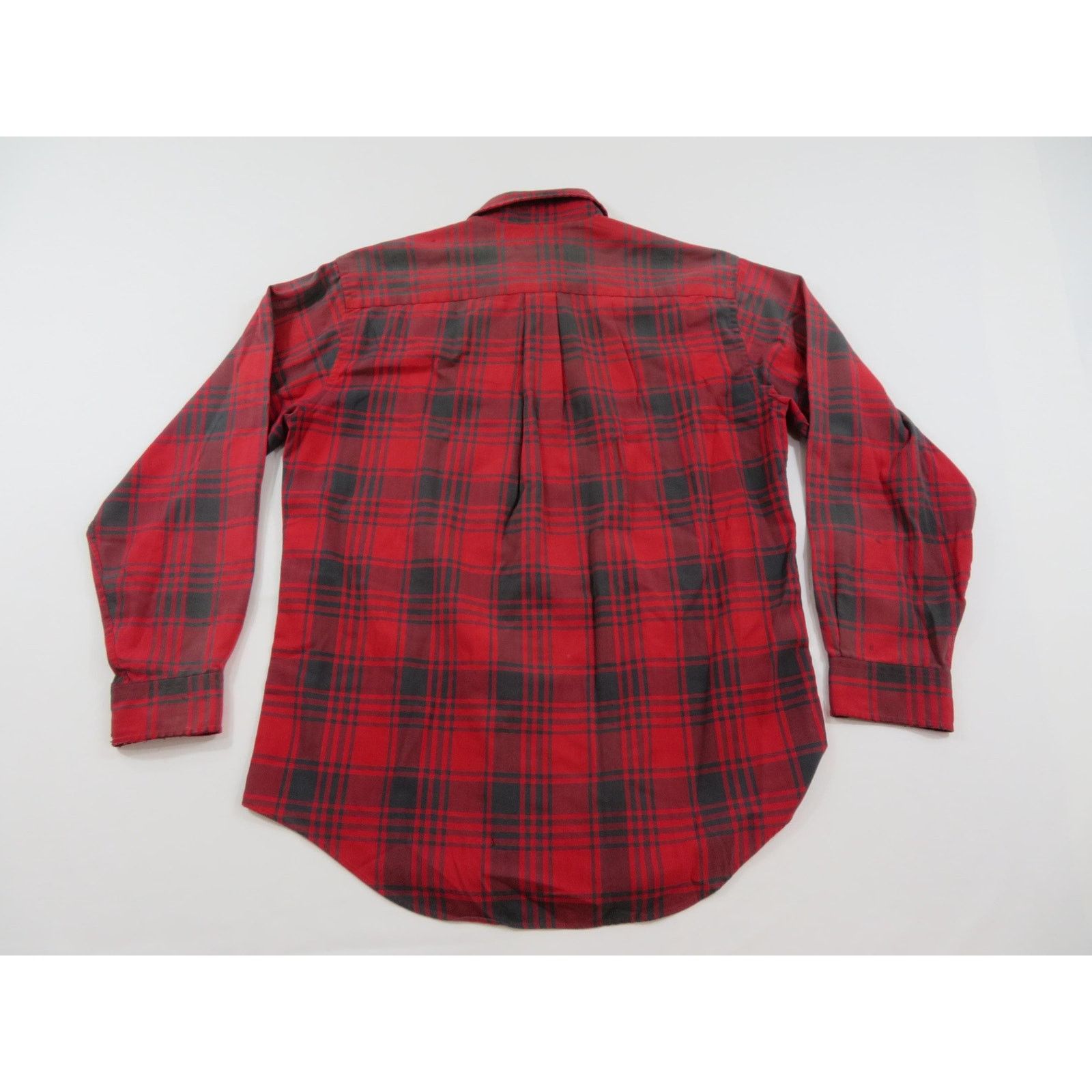 L.L. Bean LL Bean Flannel Shirt Buffalo Plaid Red Gray Sz L 1990s Size US L / EU 52-54 / 3 - 2 Thumbnail