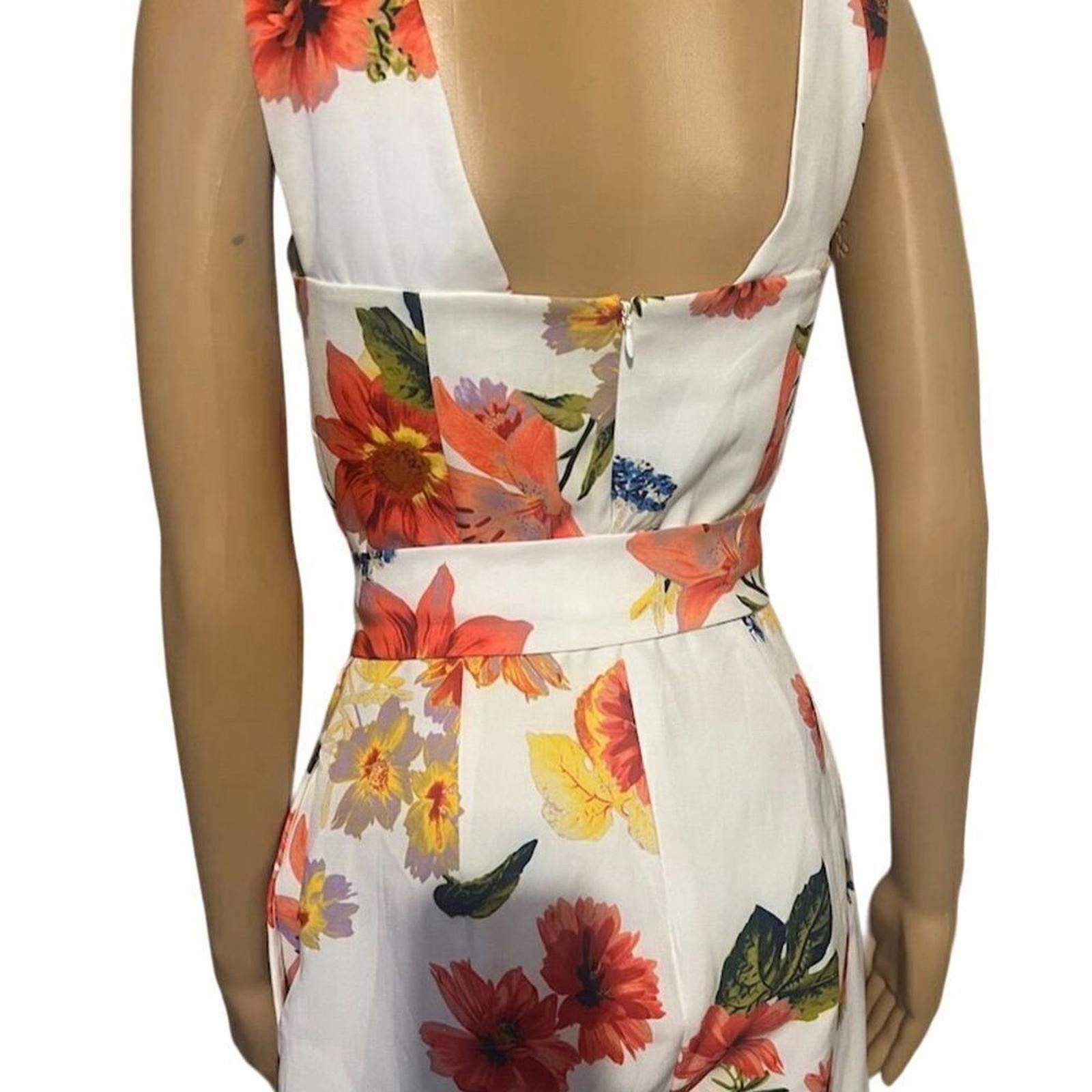 Other Alex Marie Floral Jumpsuit Women’s Size 2 Wide-Leg Summer Size 26" / US 2 / IT 38 - 7 Thumbnail