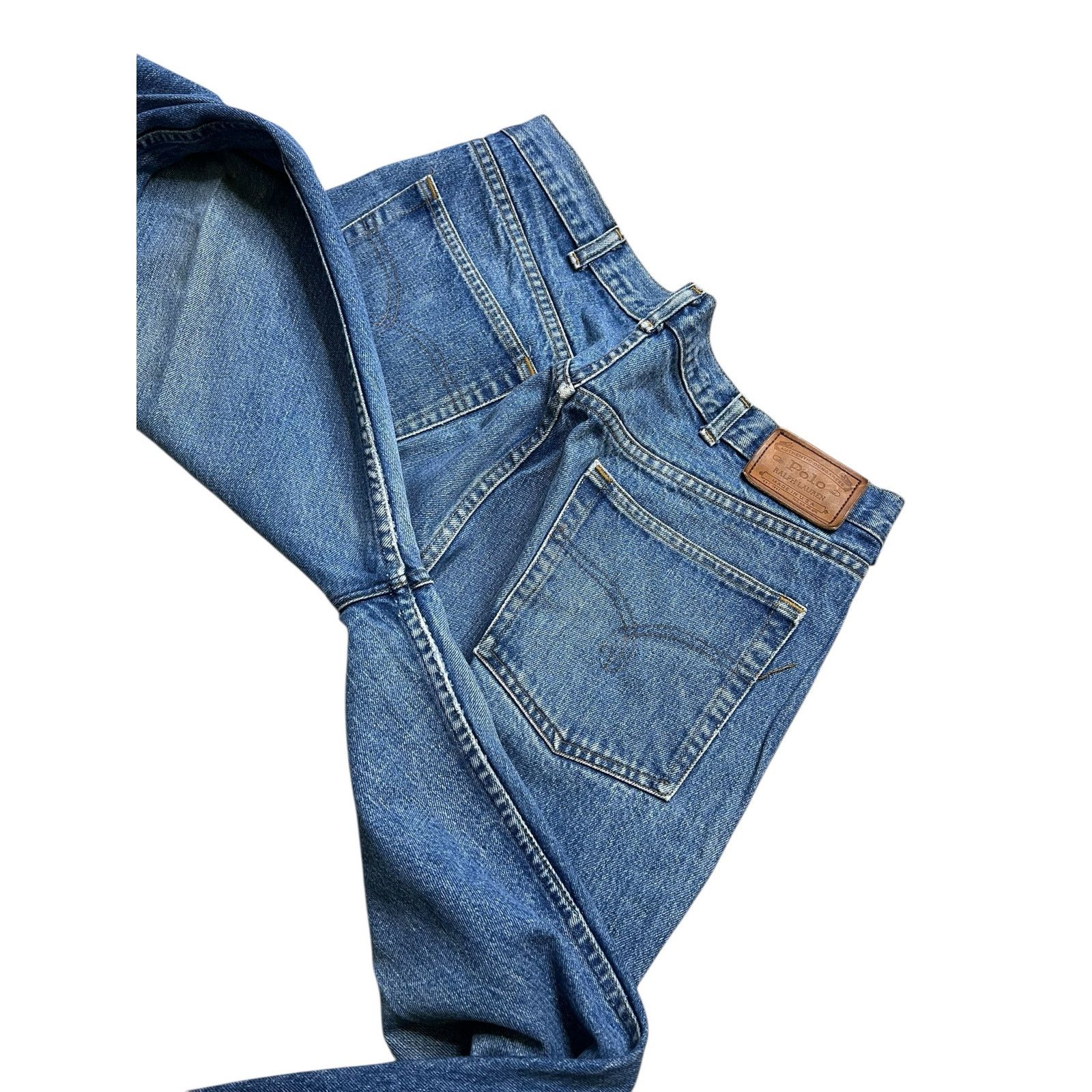 Polo Ralph Lauren Vintage 90s Polo Ralph Lauren Dungarees Jeans Men’s 38x31 Size US 38 / EU 54 - 8 Thumbnail