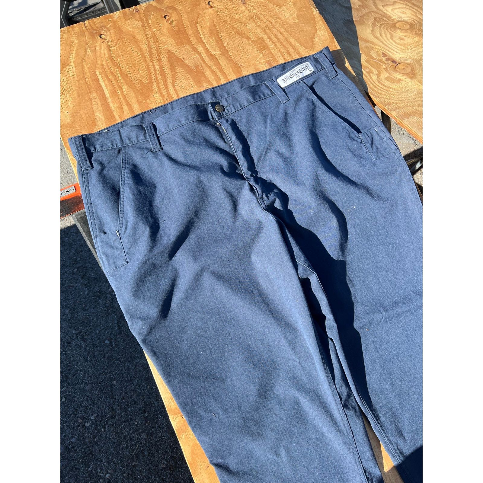 Carhartt Carhartt Relaxed Fit Canvas Blue Men 42x32 Work Pants work Size US 42 / EU 58 - 10 Thumbnail