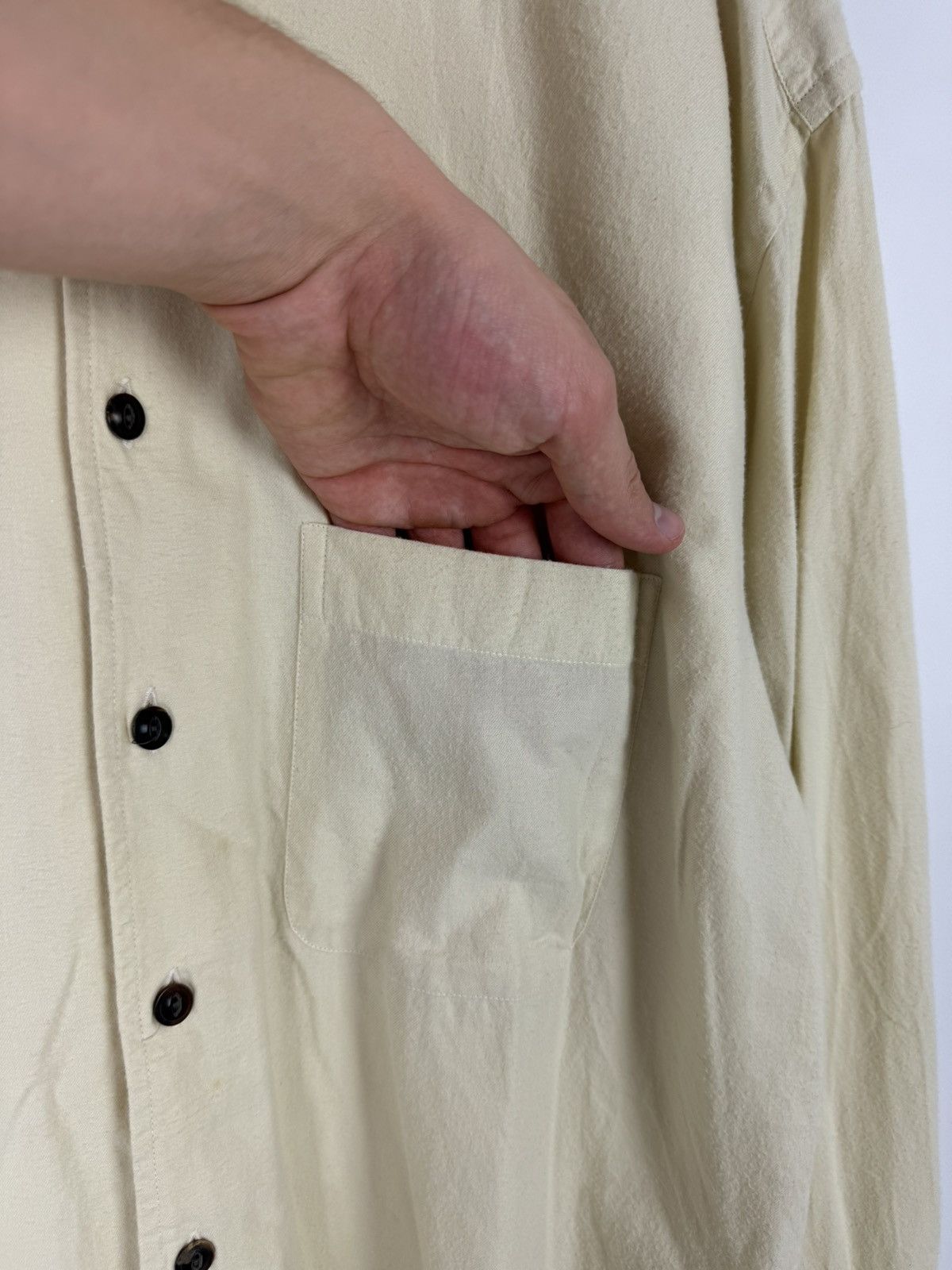 Ermenegildo Zegna Ermenegildo Zegna Soft Pocket Buttons Shirt Size US L / EU 52-54 / 3 - 8 Thumbnail