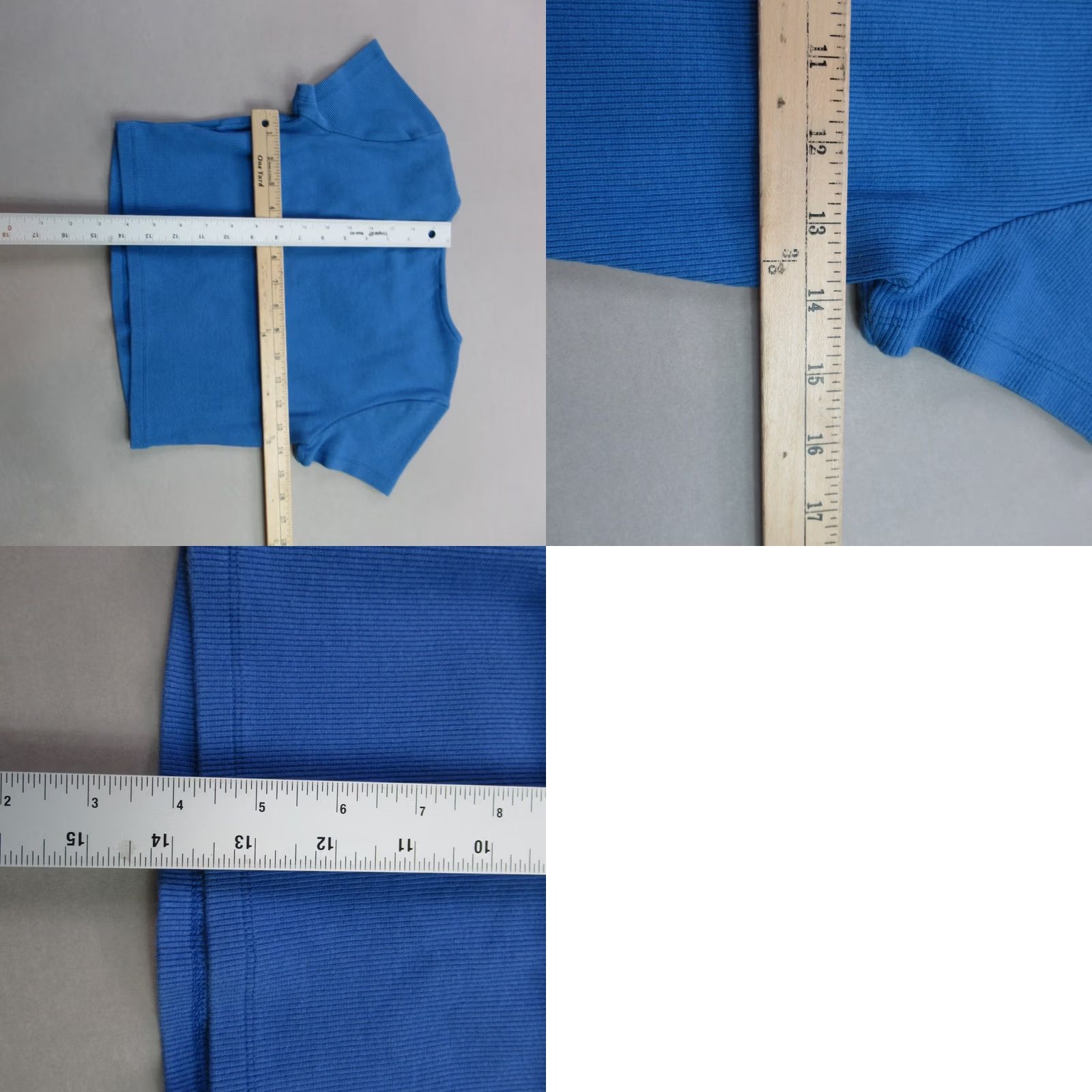 PRINCESS POLLY Princess Polly Shirt Womens 6 Short Sleeve Crew Neck Pullover Blue Casual Size M / US 6-8 / IT 42-44 - 8 Thumbnail
