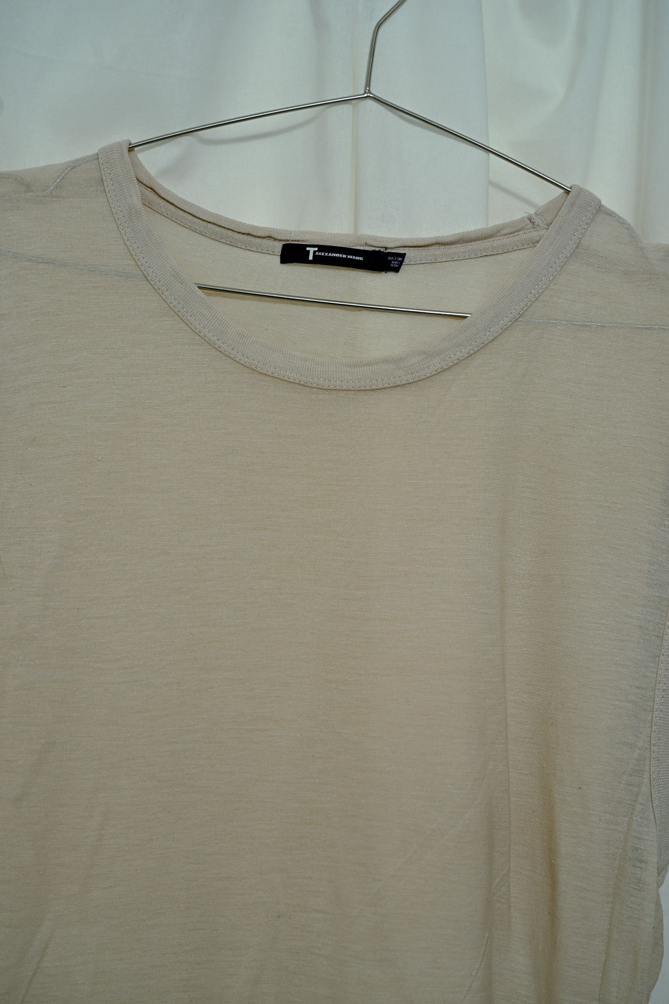 T by Alexander Wang Muscle Tank in Bone Size US XS / EU 42 / 0 - 2 Thumbnail