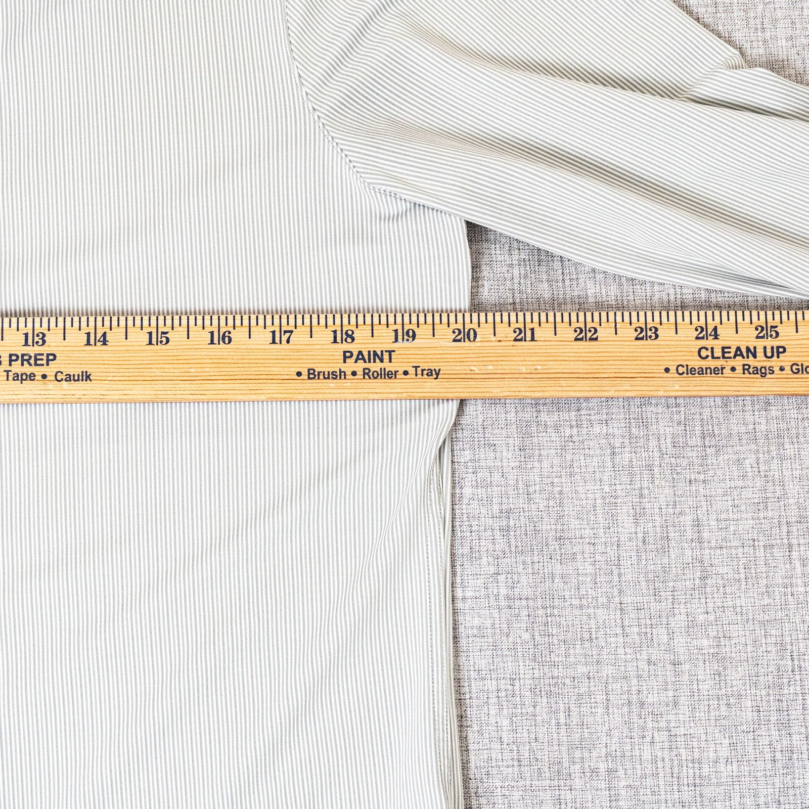 Rhone Rhone Commuter Shirt Button up Gray white striped stretch Size US S / EU 44-46 / 1 - 8 Thumbnail
