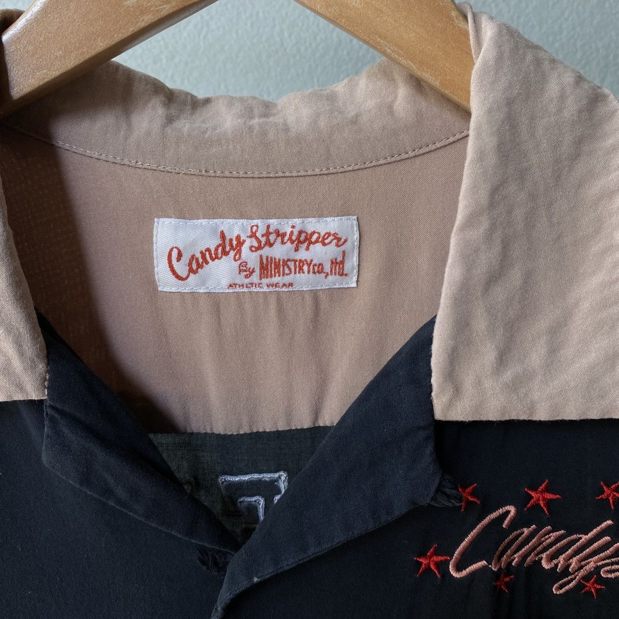 Japanese Brand Candy Stripper Jamming Lane Embroidered Bowling Shirt Size US M / EU 48-50 / 2 - 4 Thumbnail