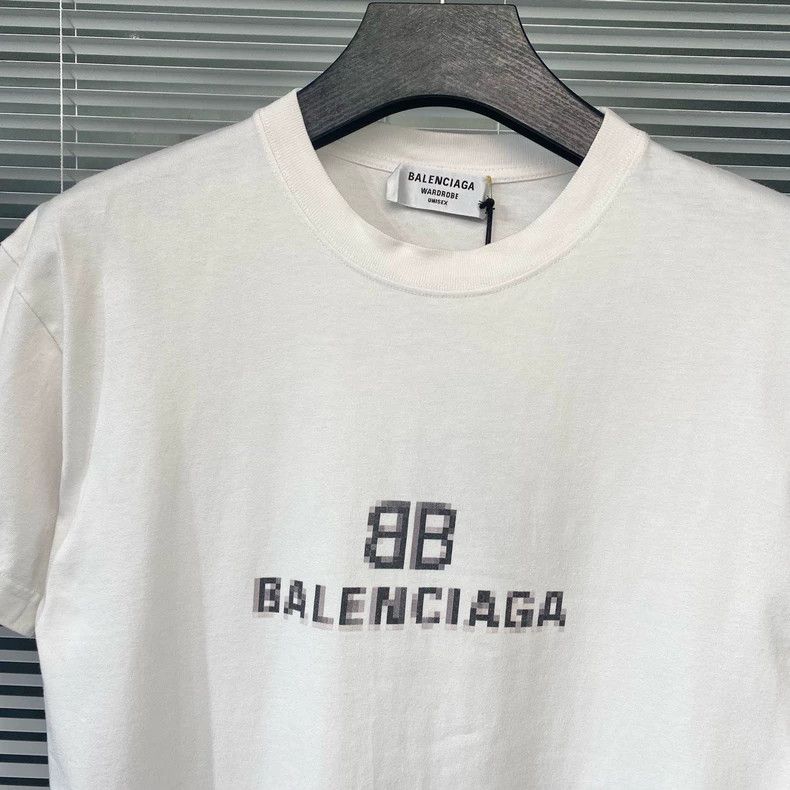 Balenciaga Balenciaga Double B mosaic letter printed logo short sleeve Size US XS / EU 42 / 0 - 3 Thumbnail