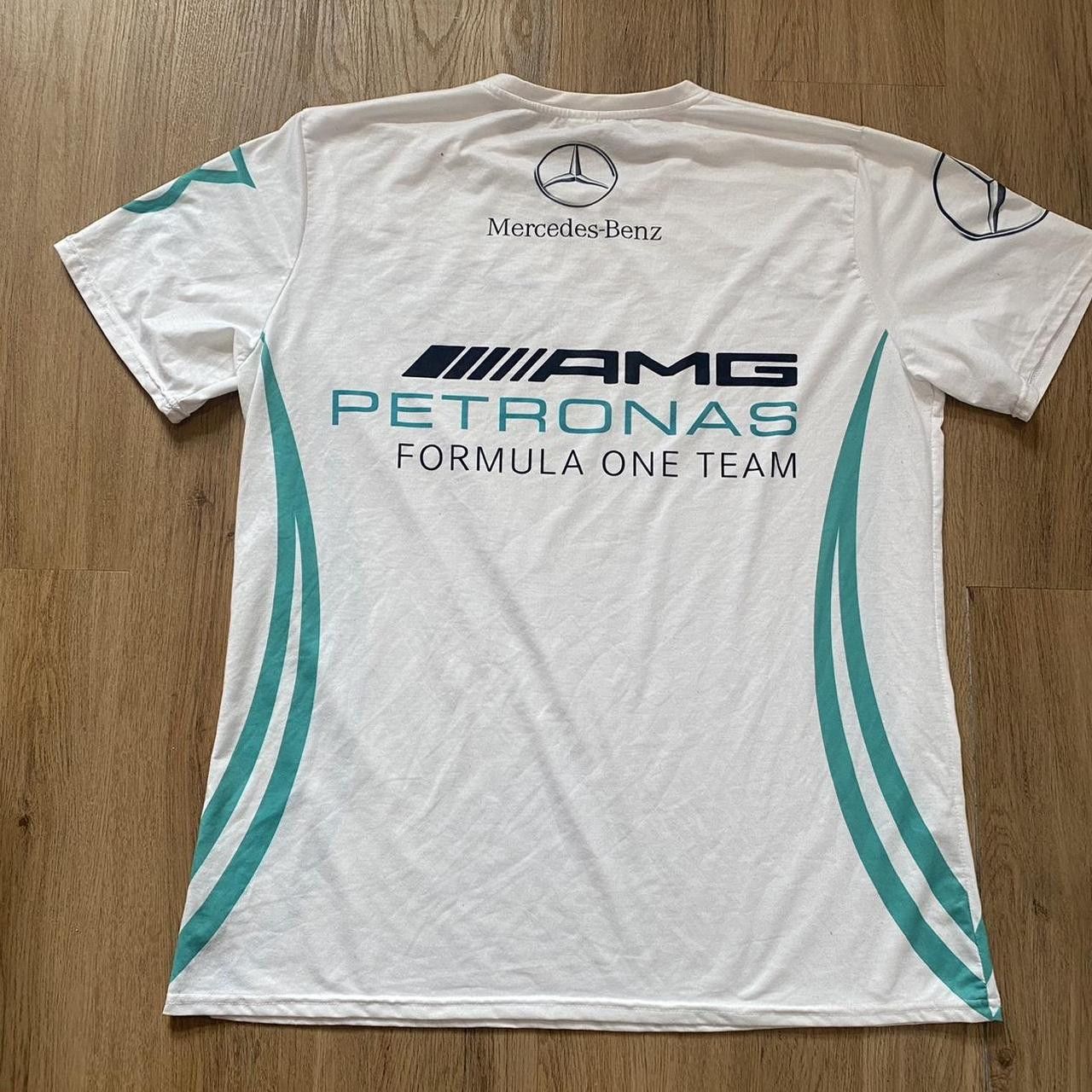 Mercedes-Benz Mercedes AMG Petronas F1 Team white and blue Size US XXL / EU 58 / 5 - 2 Thumbnail