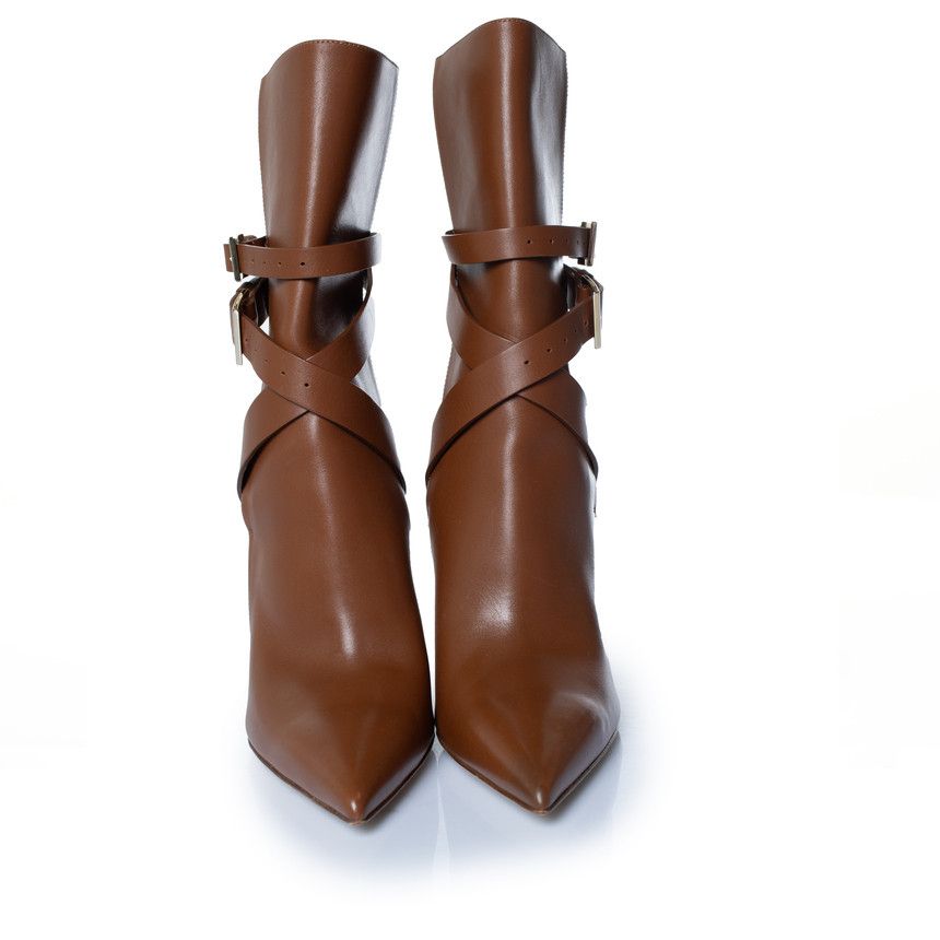 Burberry Burberry, Hadfield pedestal boots in brown Size US 5 / IT 35 - 11 Thumbnail