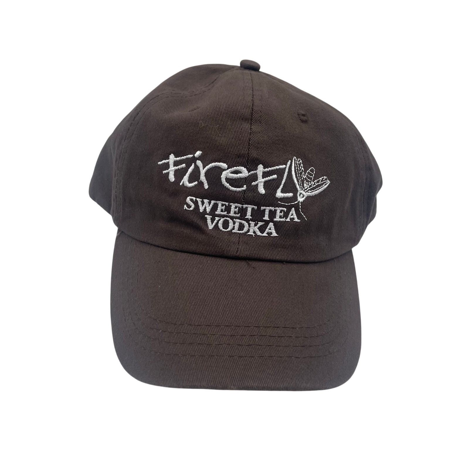 Other Firefly Sweet Tea Vodka Canvas Baseball Hat Cap Brown Unisex Size ONE SIZE - 1 Thumbnail