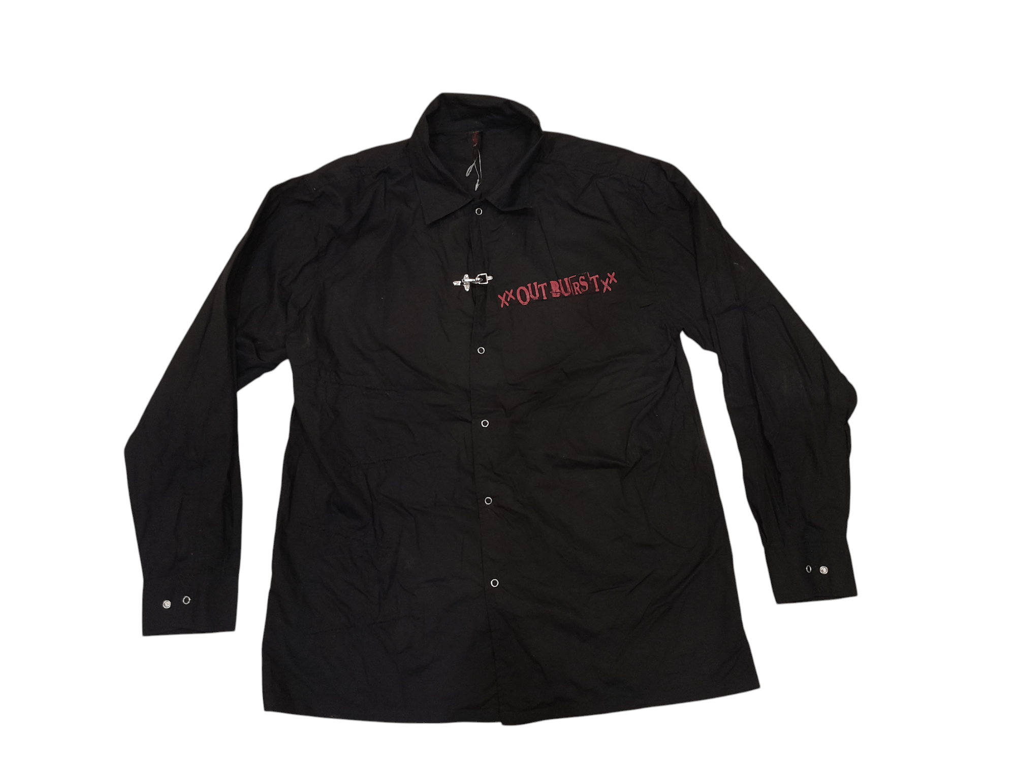 ZAPA Zapatear Punk Shirt Button (F556) Size US L / EU 52-54 / 3 - 1 Thumbnail