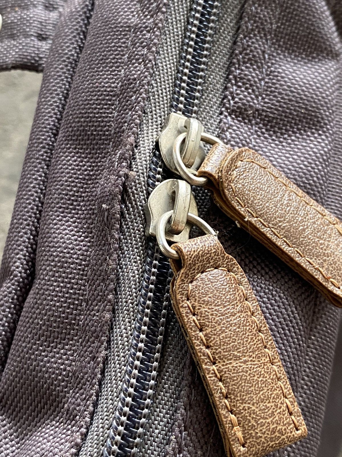 Vintage Japanese Leather Parts Handcarry Bag Size ONE SIZE - 10 Thumbnail
