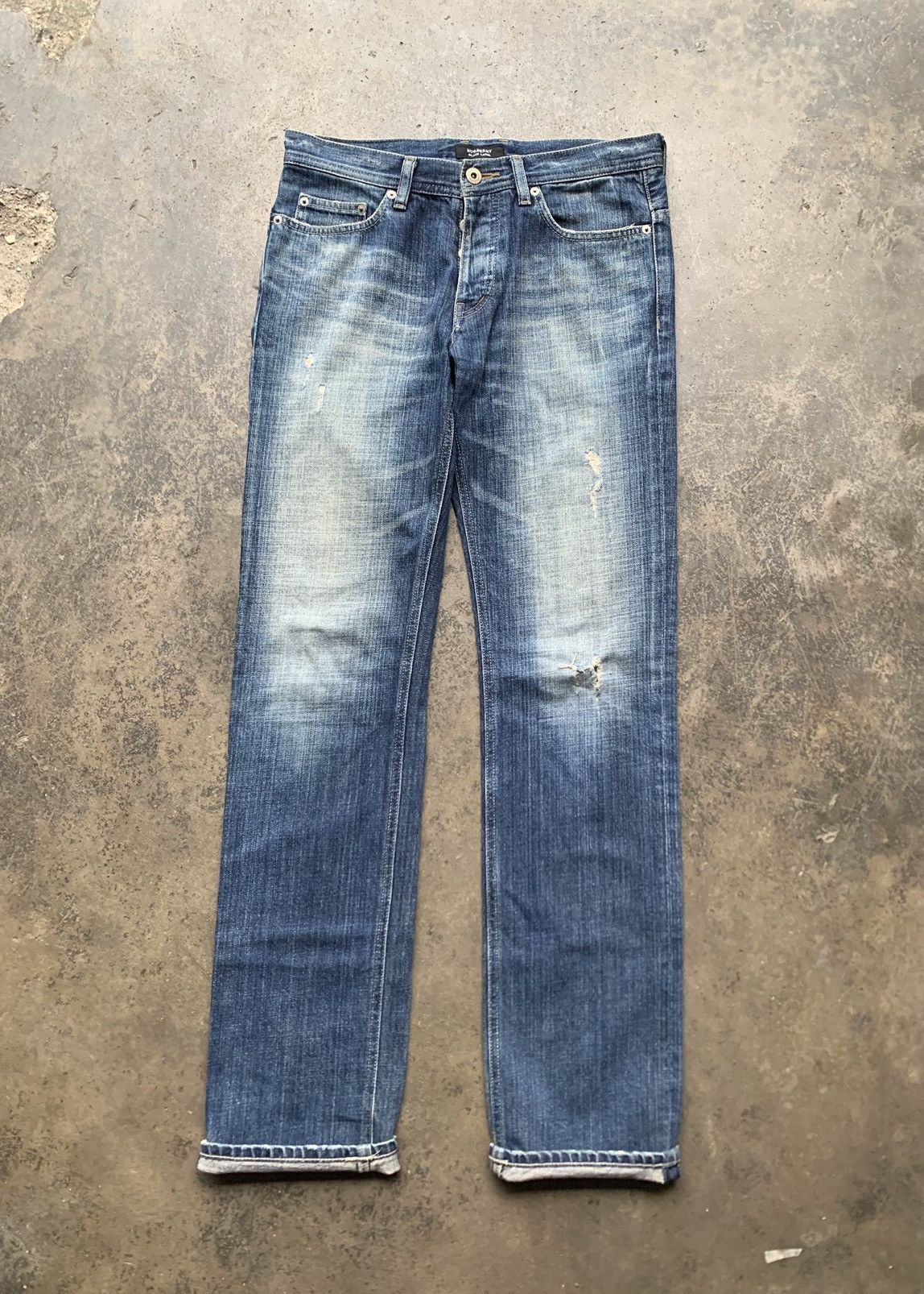 Burberry 🔥BURBERRY BLACK LABEL STRAIGHT CUT JEANS Size US 30 / EU 46 - 2 Thumbnail